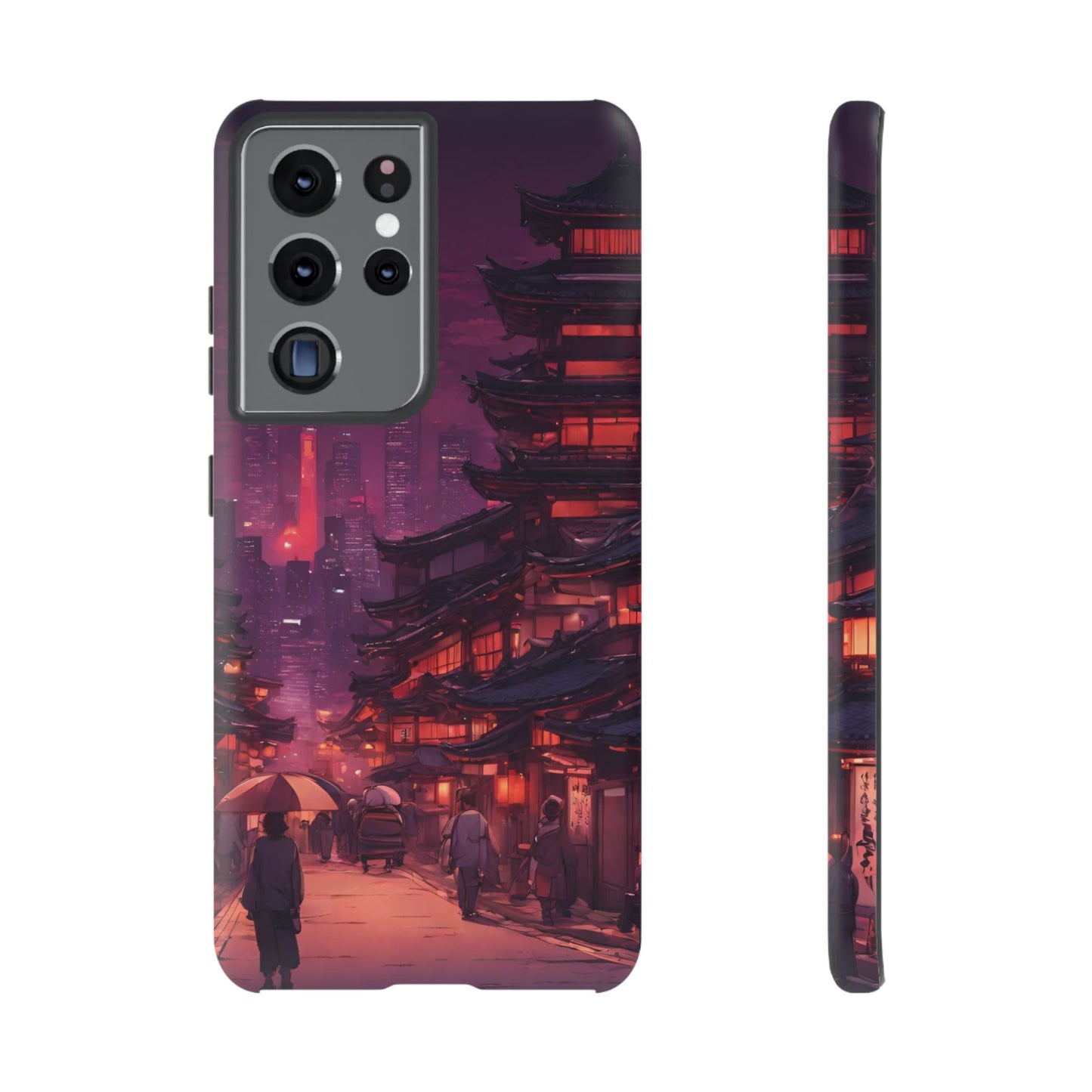 Traditional Japanese Village Countryside-Dual Layer Ultra Tough Phone Case Samsung Galaxy S21 Ultra Matte Printify by The Night Shift Automotive Apparel