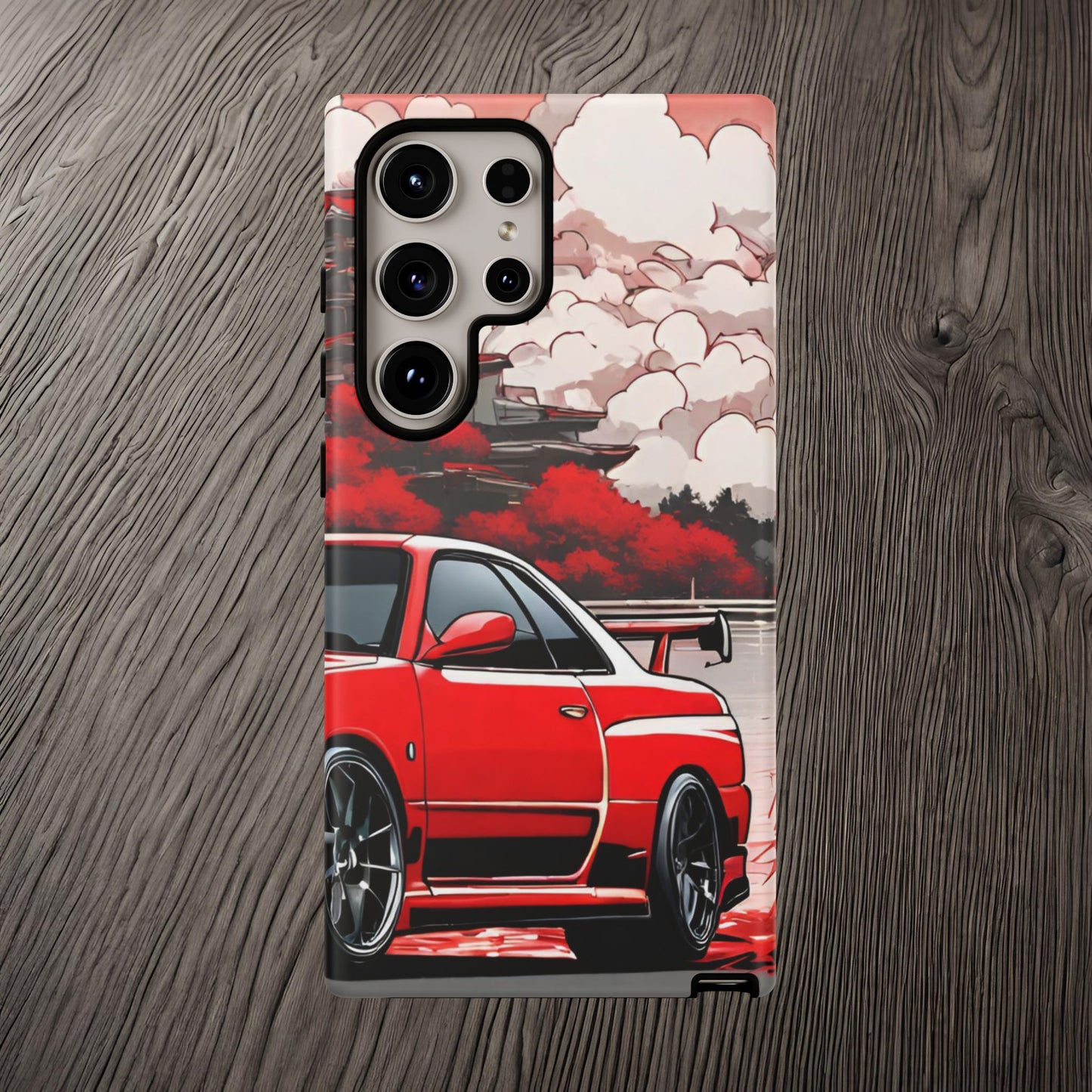 Nissan Skyline R34-Dual Layer Ultra Tough Phone Case Samsung Galaxy S24 Ultra Matte Printify by The Night Shift Automotive Apparel