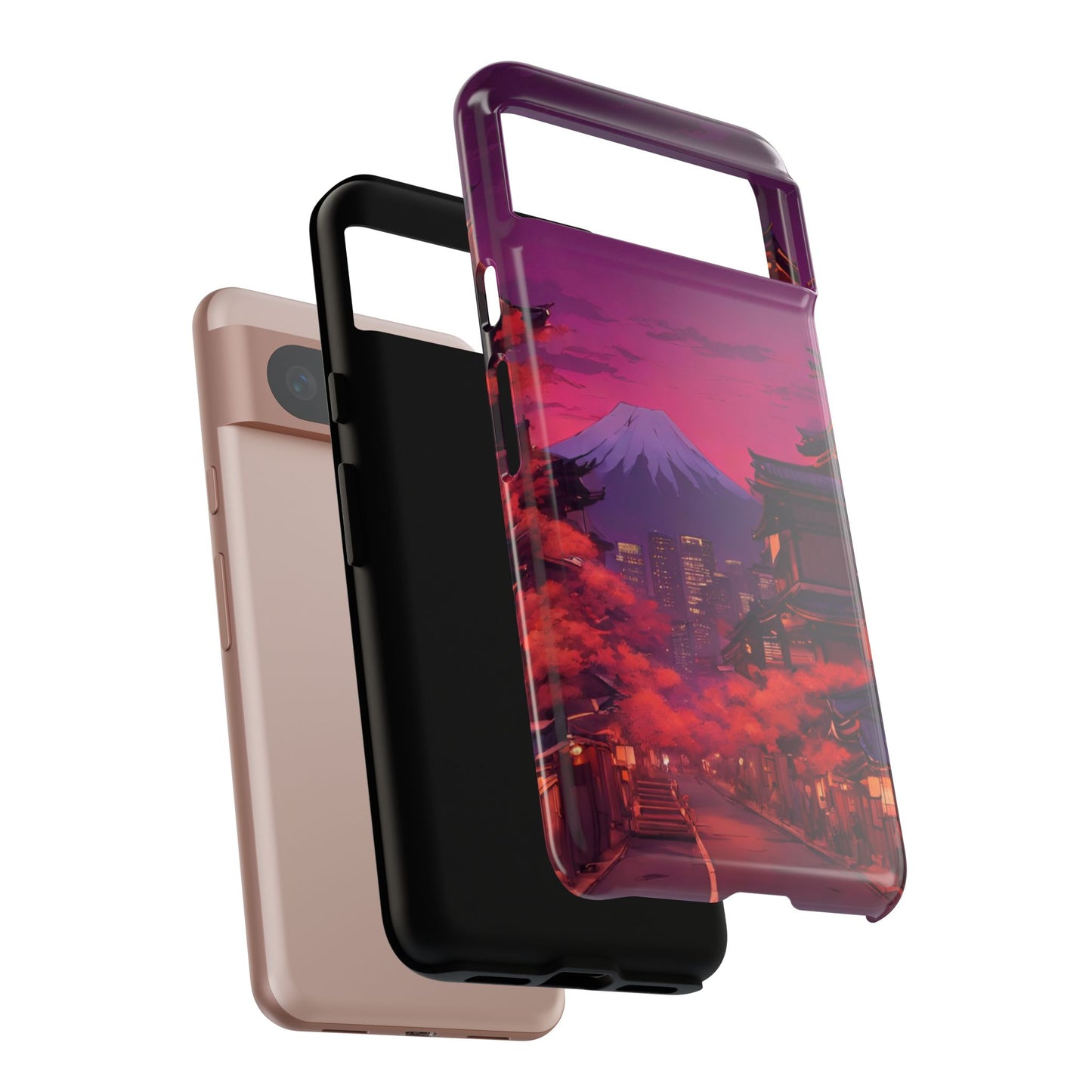 Traditional Japanese Village Countryside-Dual Layer Ultra Tough Phone Case Printify by The Night Shift Automotive Apparel