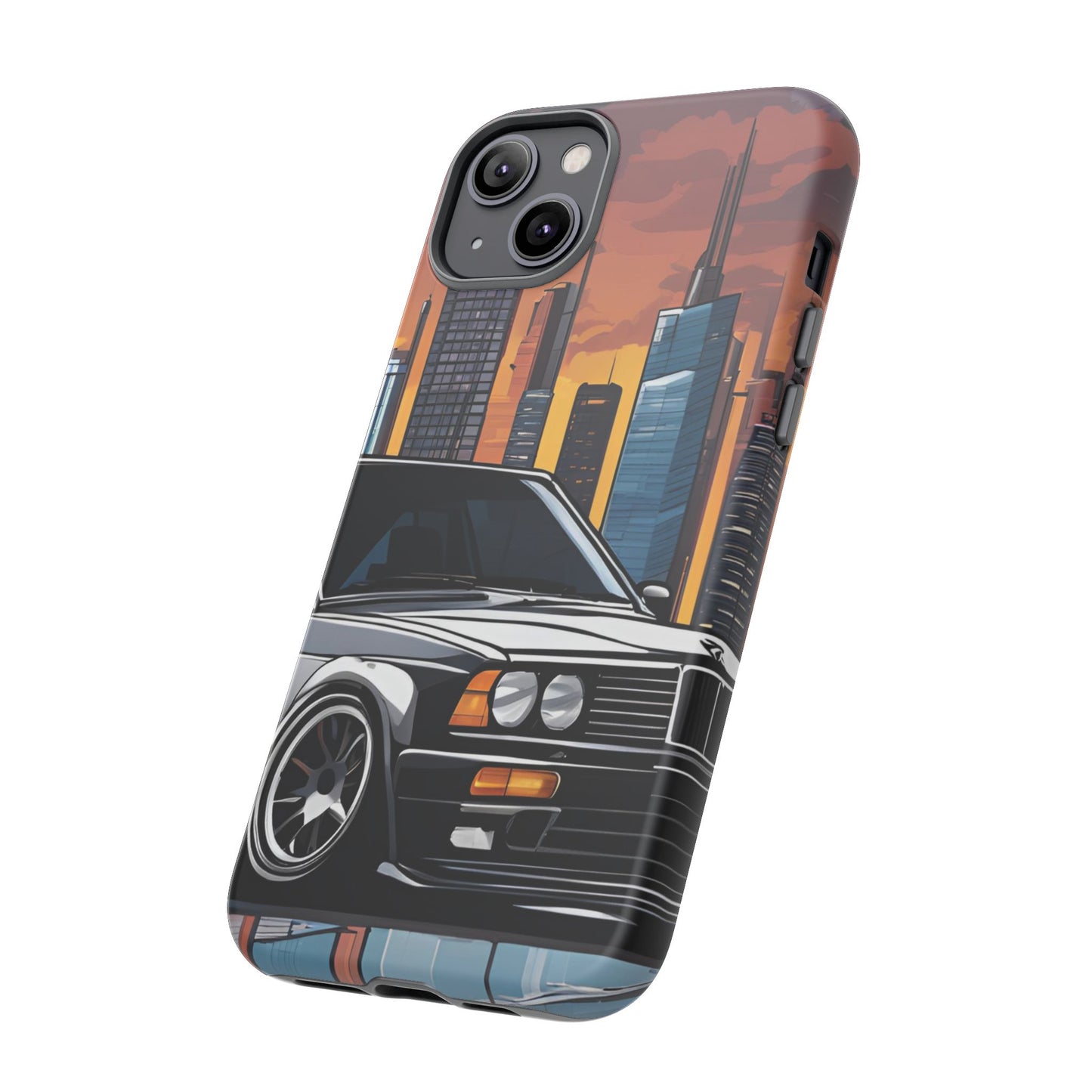 BMW E30 M3-Dual Layer Ultra Tough Phone Case Printify by The Night Shift Automotive Apparel