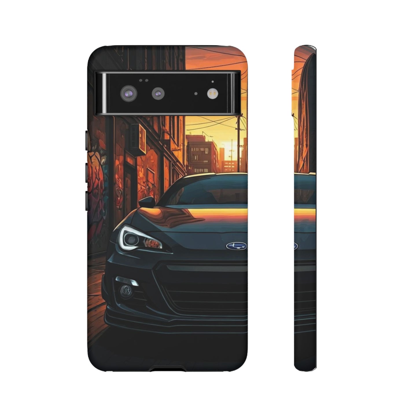 Subaru BRZ Street Life-Dual Layer Ultra Tough Phone Case Printify by The Night Shift Automotive Apparel