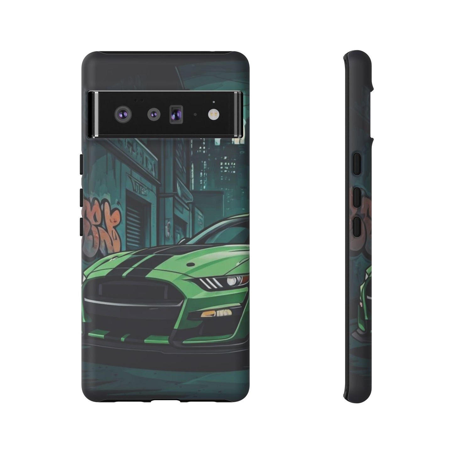 Ford Mustang Shelby GT500 Street Life-Dual Layer Ultra Tough Phone Case Printify by The Night Shift Automotive Apparel