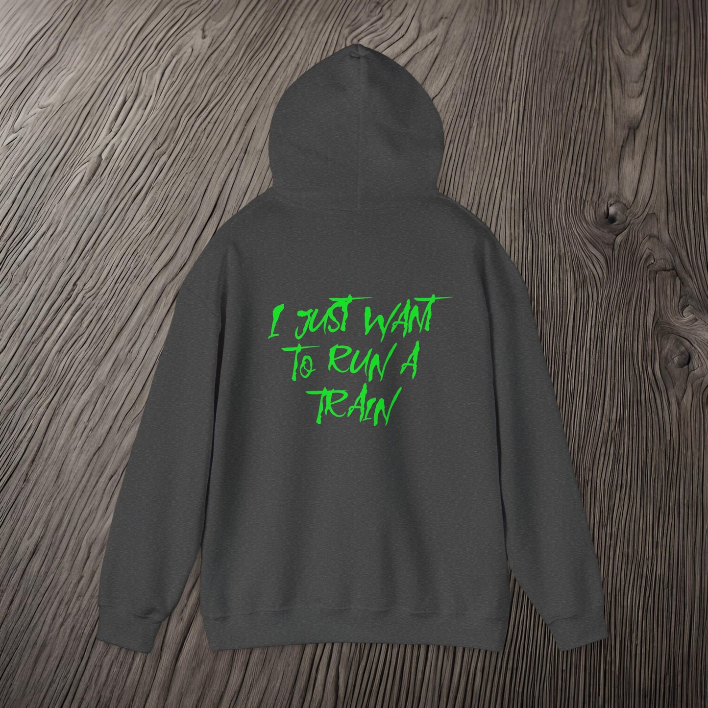 I Just Want To Run A Train-Ultra Soft, Premium Hoodie Printify by The Night Shift Automotive Apparel