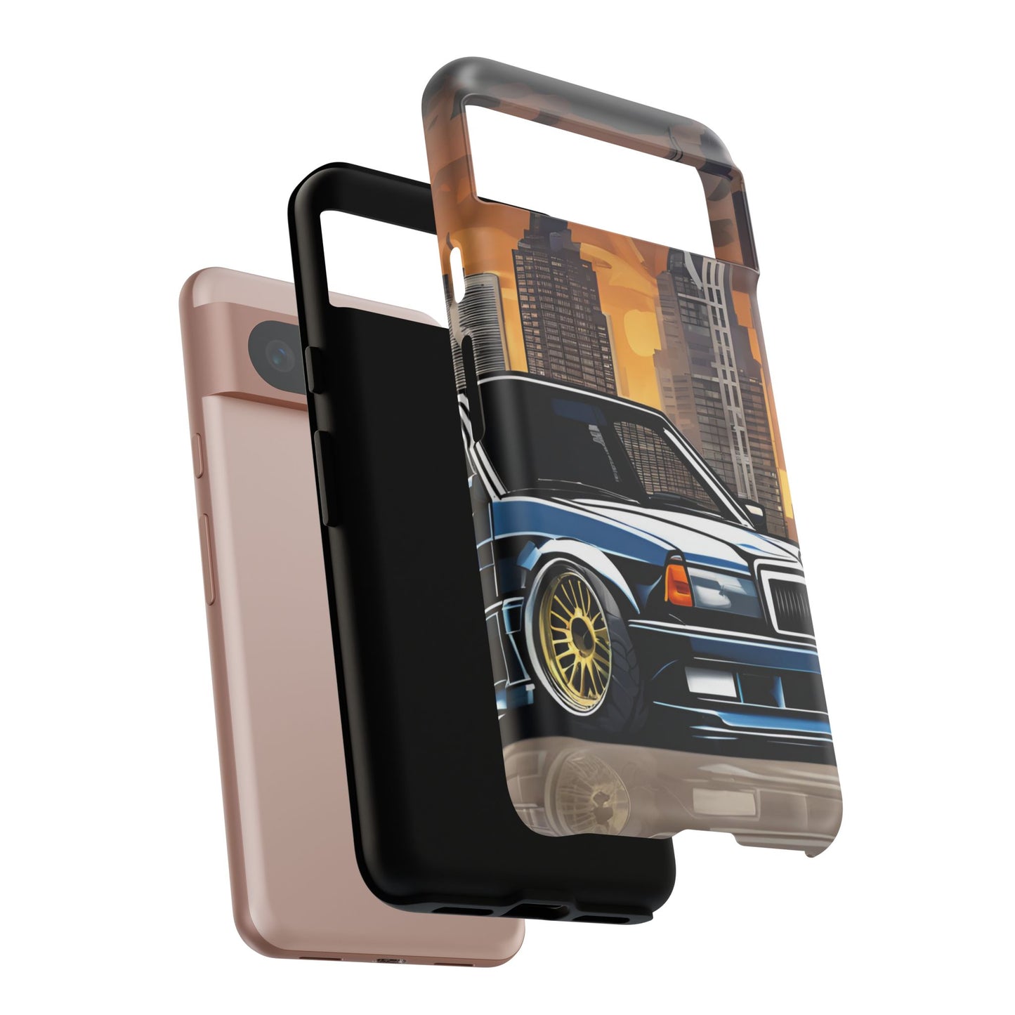 Mercedes Benz 190e Evo-Dual Layer Ultra Tough Phone Case Printify by The Night Shift Automotive Apparel