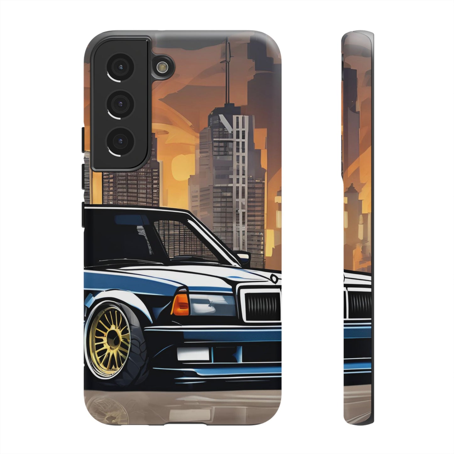 Mercedes Benz 190e Evo-Dual Layer Ultra Tough Phone Case Printify by The Night Shift Automotive Apparel