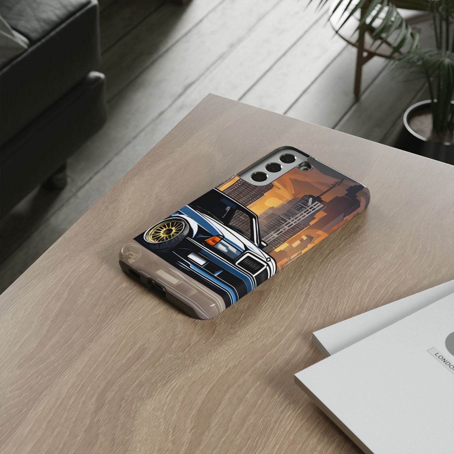 Mercedes Benz 190e Evo-Dual Layer Ultra Tough Phone Case Samsung Galaxy S22 Plus Glossy Printify by The Night Shift Automotive Apparel