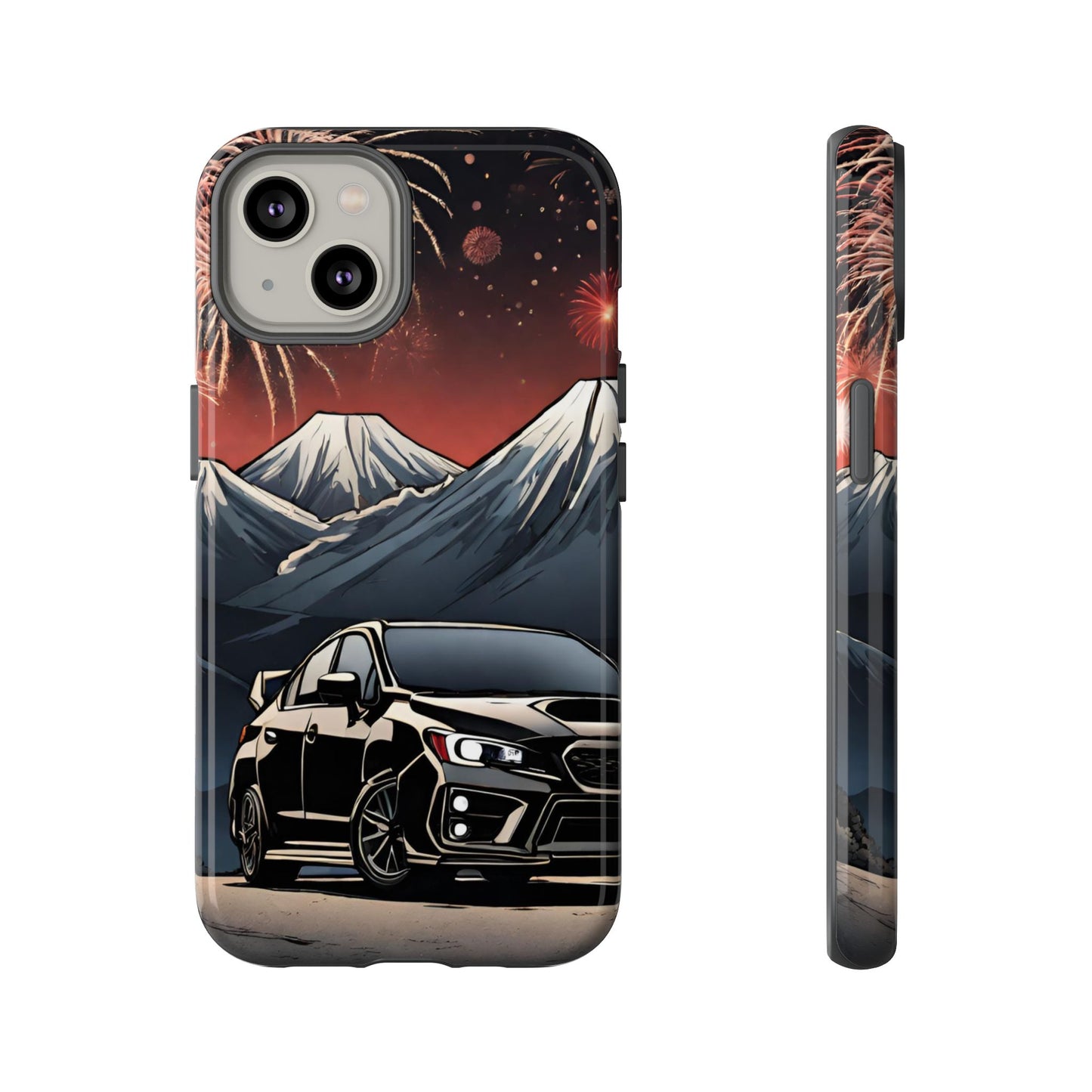 Subaru WRX/STI Fireworks-Dual Layer Ultra Tough Phone Case Printify by The Night Shift Automotive Apparel
