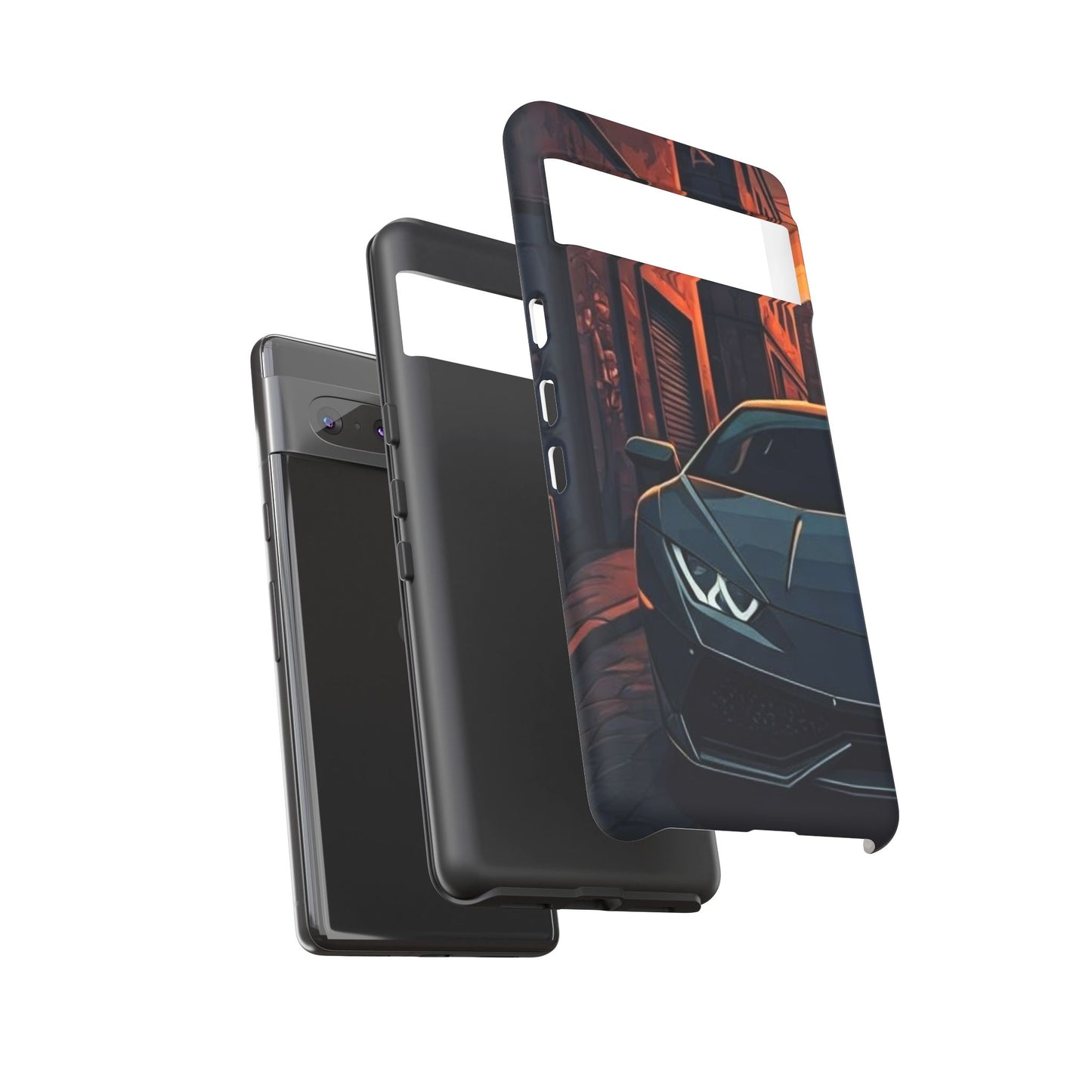 Lamborghini Huracan Street Life-Dual Layer Ultra Tough Phone Case Printify by The Night Shift Automotive Apparel