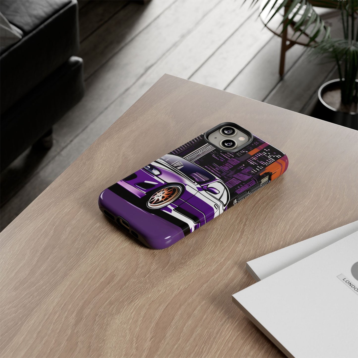 Nissan 240sx S15-Dual Layer Ultra Tough Phone Case iPhone 14 Glossy Printify by The Night Shift Automotive Apparel