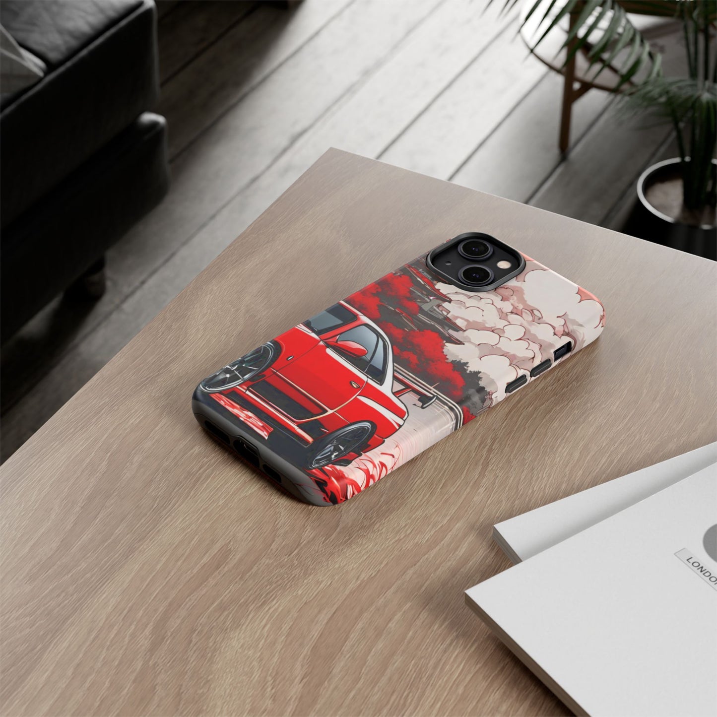 Nissan Skyline R34-Dual Layer Ultra Tough Phone Case iPhone 14 Plus Matte Printify by The Night Shift Automotive Apparel