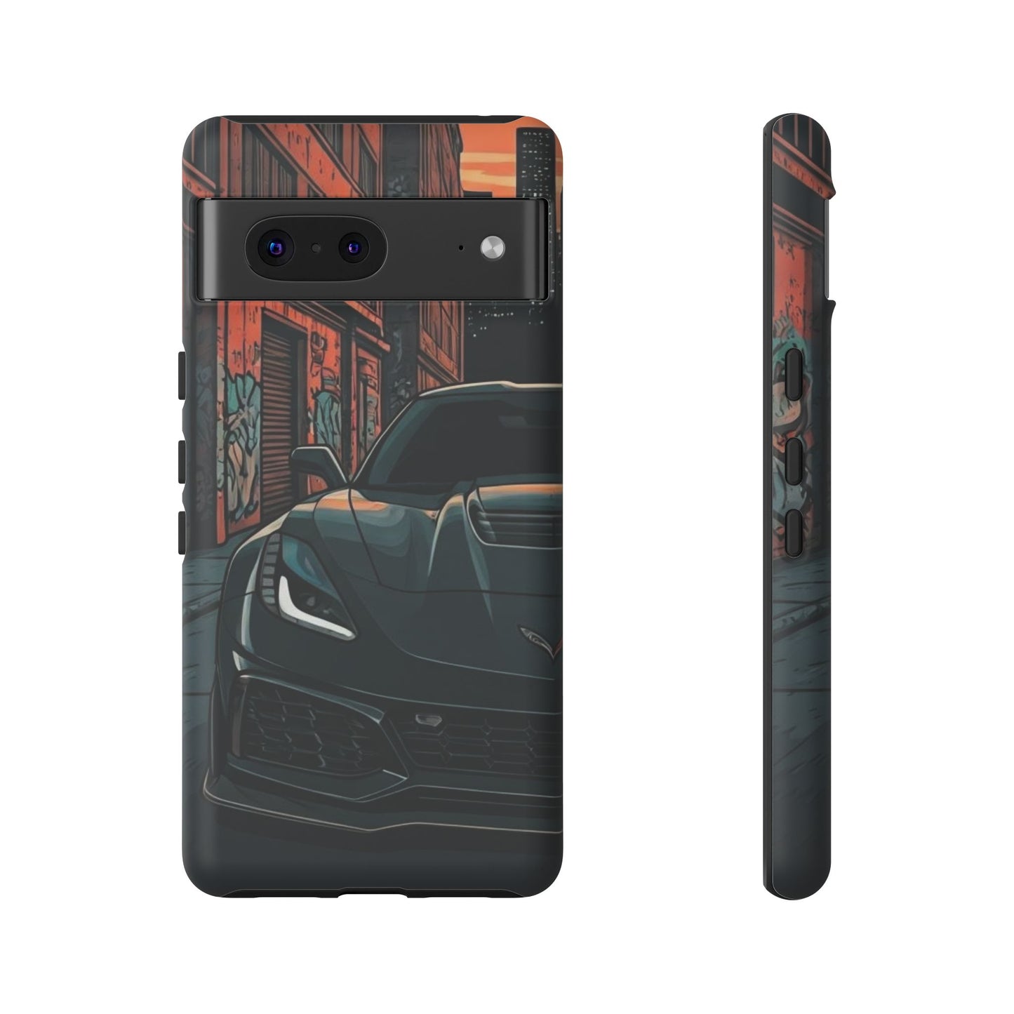 Chevy Corvette C7 Street Life-Dual Layer Ultra Tough Phone Case Printify by The Night Shift Automotive Apparel