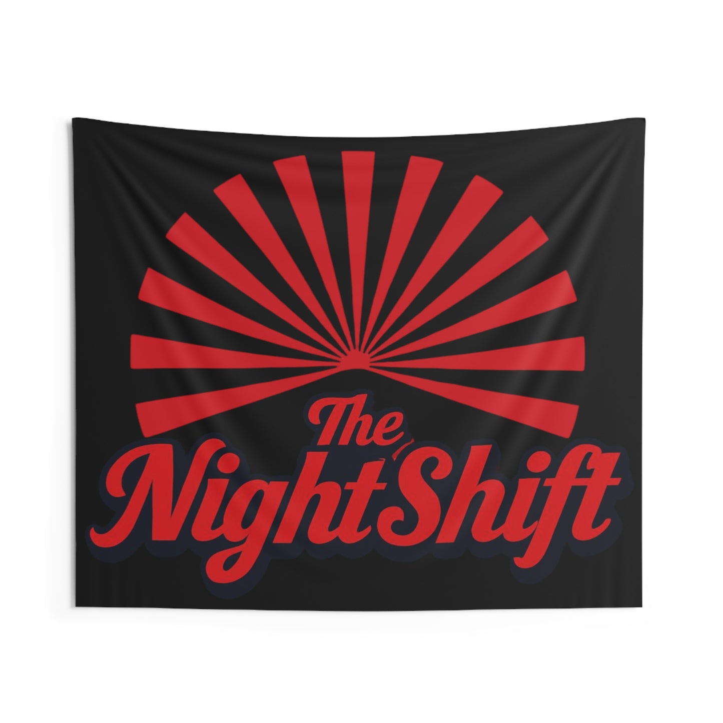 The Night Shift Indoor Wall Tapestries - Shop Banner 60" × 50" Printify by The Night Shift Automotive Apparel