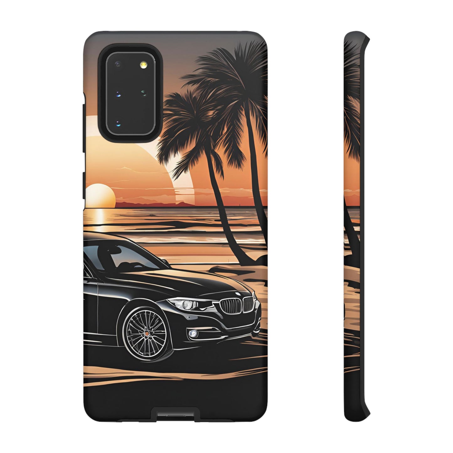 BMW Sunset On The Beach-Dual Layer Ultra Tough Phone Case Samsung Galaxy S20+ Matte Printify by The Night Shift Automotive Apparel