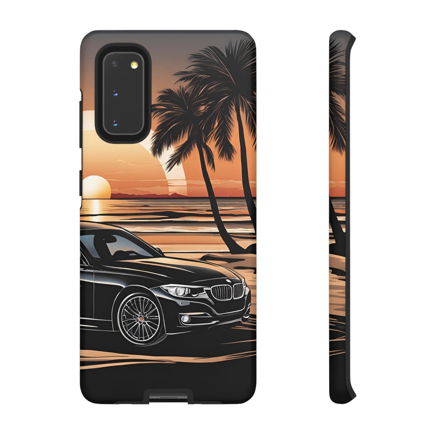 BMW Sunset On The Beach-Dual Layer Ultra Tough Phone Case Samsung Galaxy S20 Matte Printify by The Night Shift Automotive Apparel