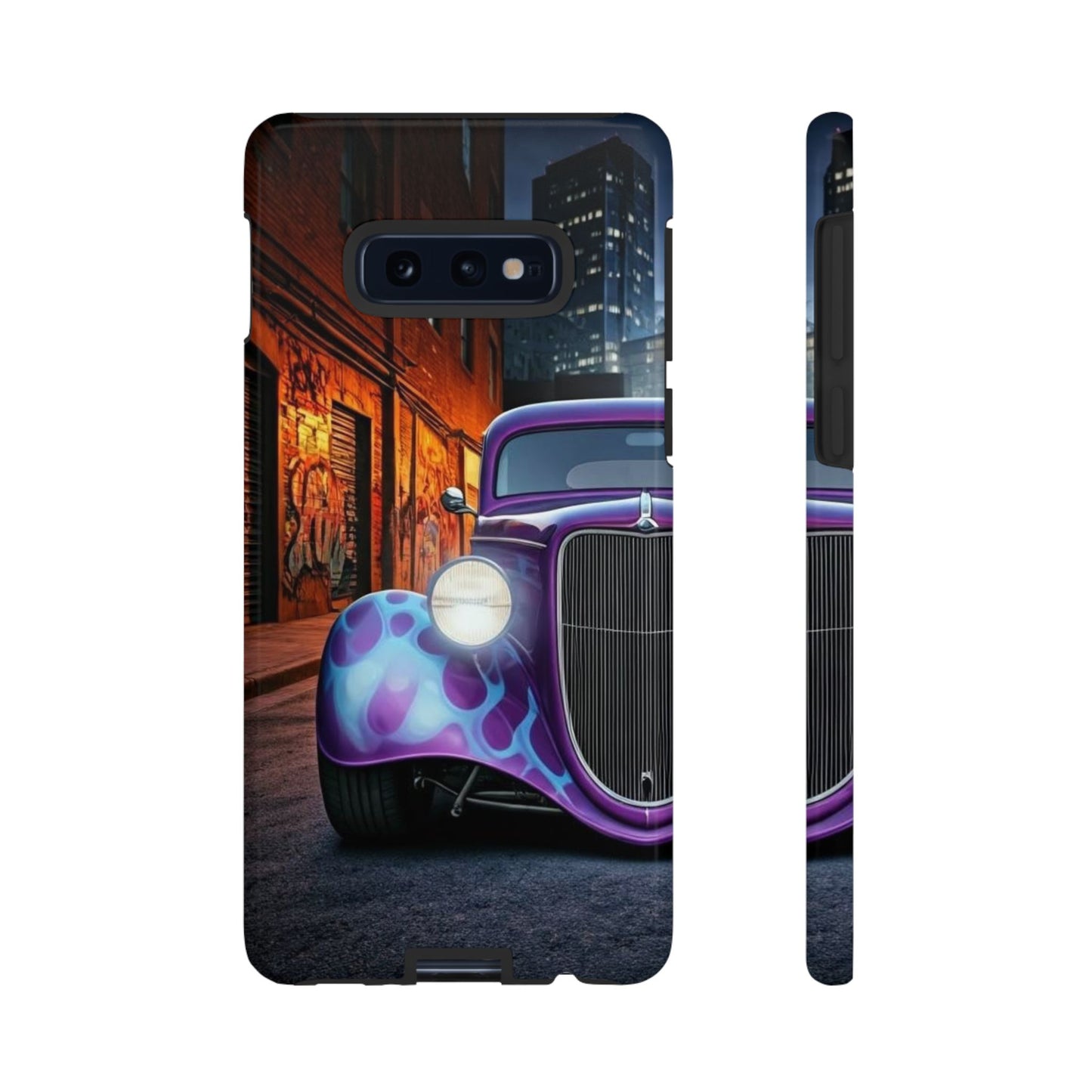 1934 Ford Street Life-Dual Layer Ultra Tough Phone Case Samsung Galaxy S10E Glossy Printify by The Night Shift Automotive Apparel