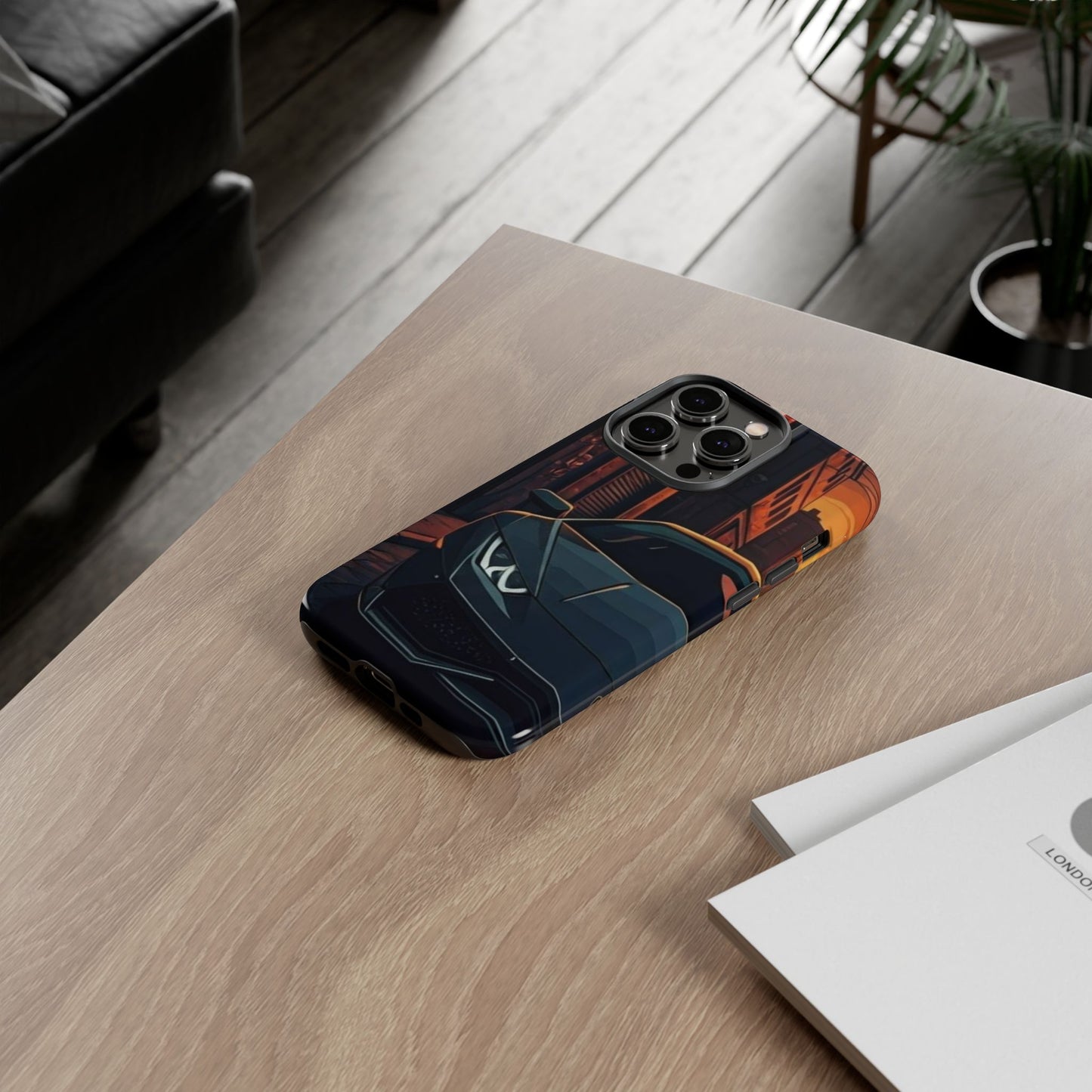 Lamborghini Huracan Street Life-Dual Layer Ultra Tough Phone Case iPhone 14 Pro Glossy Printify by The Night Shift Automotive Apparel