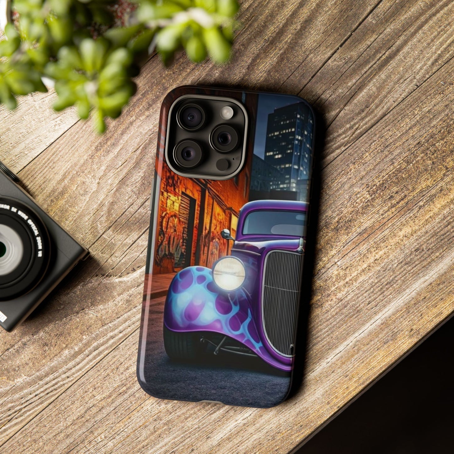1934 Ford Street Life-Dual Layer Ultra Tough Phone Case iPhone 15 Pro Max Glossy Printify by The Night Shift Automotive Apparel