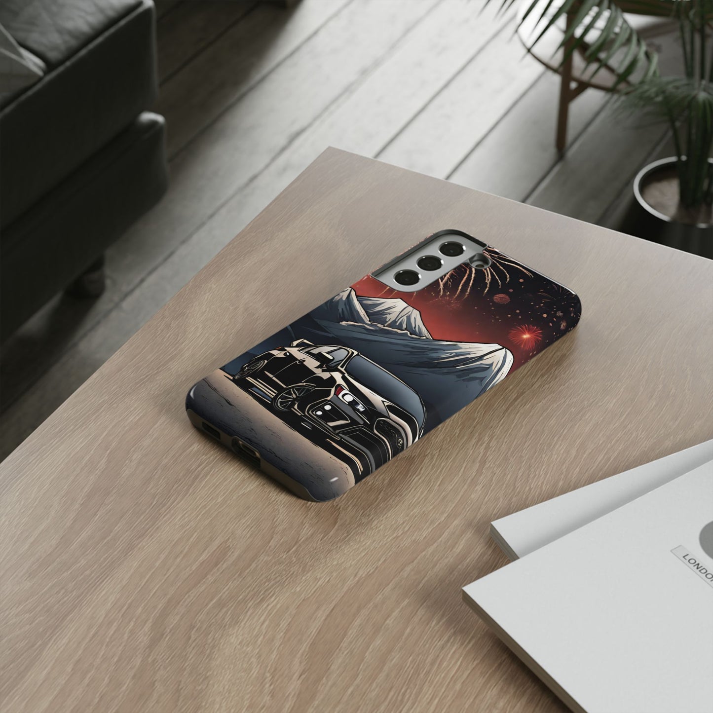 Subaru WRX/STI Fireworks-Dual Layer Ultra Tough Phone Case Samsung Galaxy S22 Plus Glossy Printify by The Night Shift Automotive Apparel