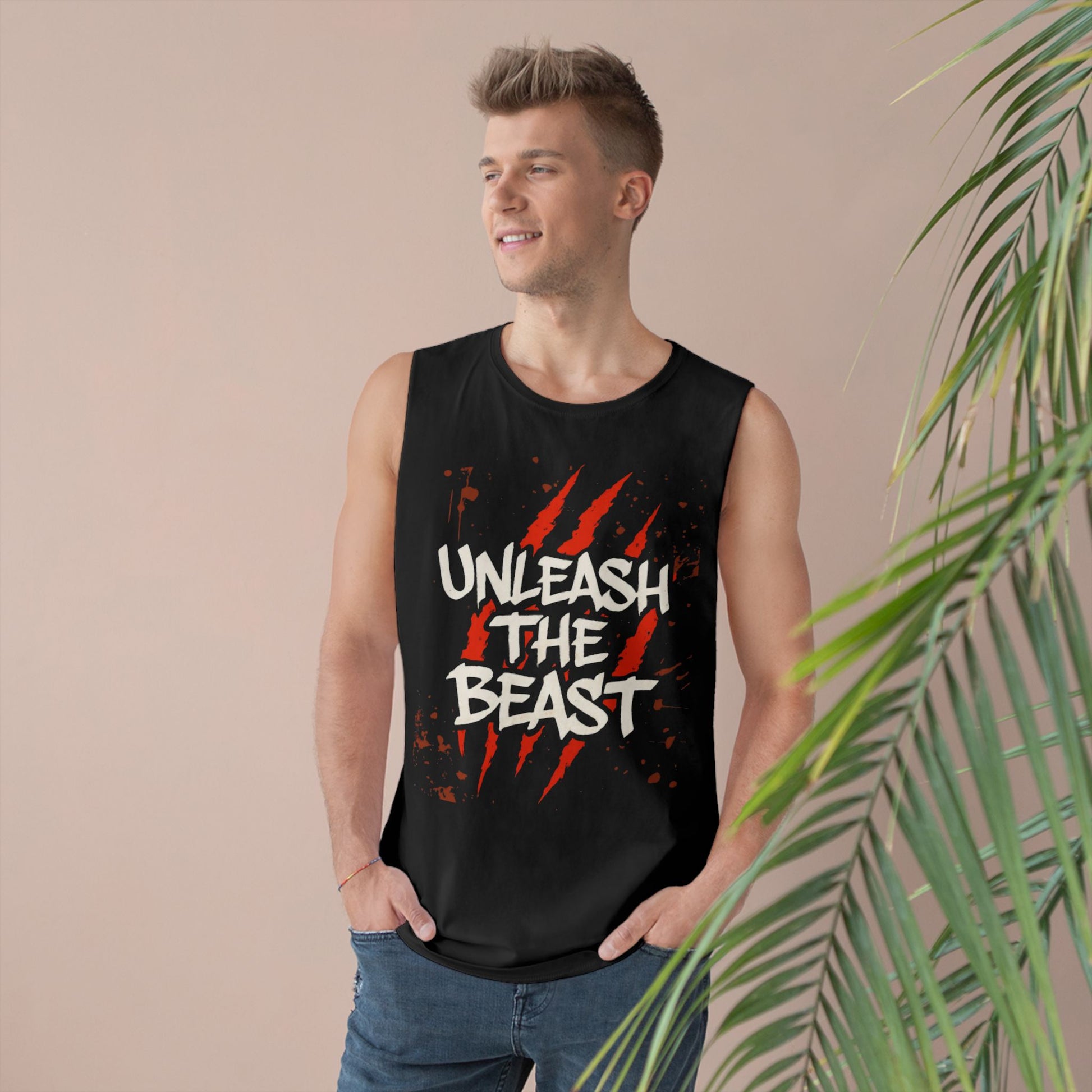 Unleash The Beast - Premium Unisex Barnard Tank Top Printify by The Night Shift Automotive Apparel