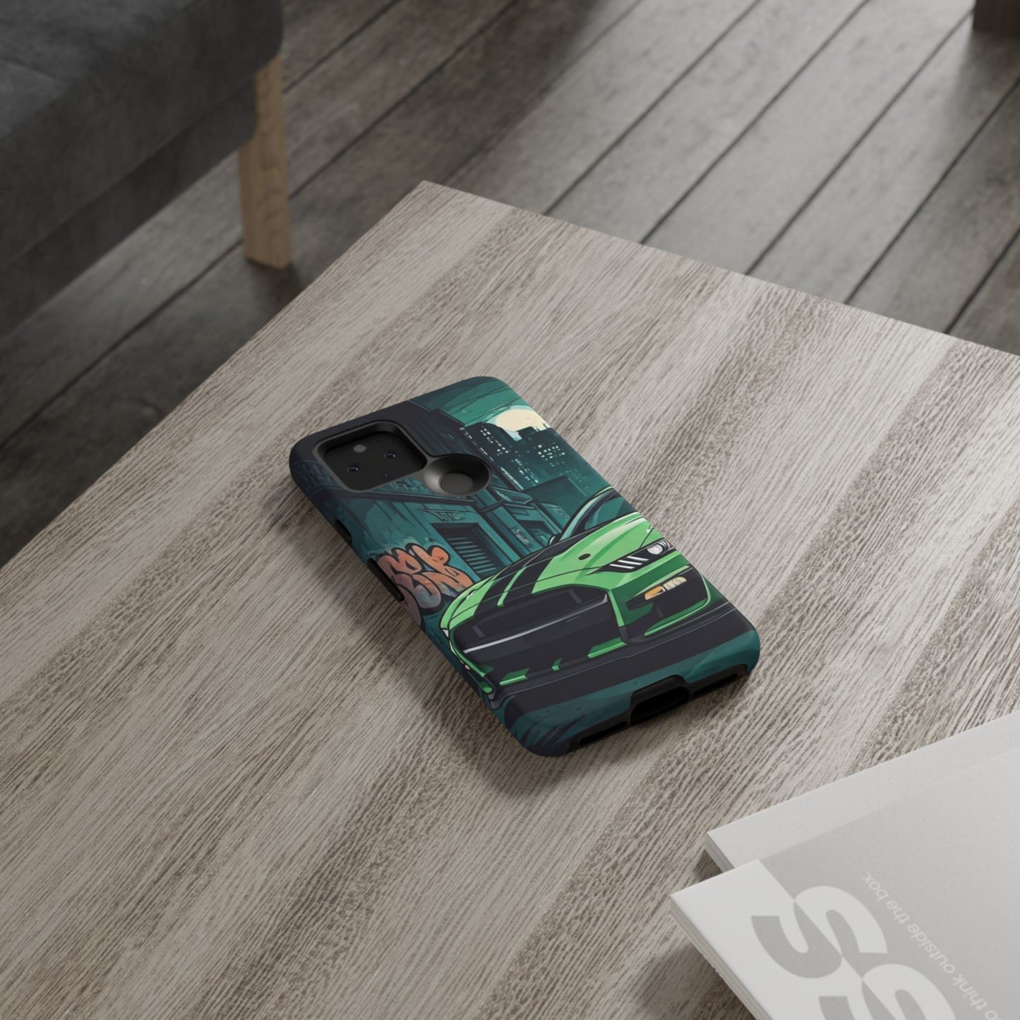 Ford Mustang Shelby GT500 Street Life-Dual Layer Ultra Tough Phone Case Google Pixel 5 5G Matte Printify by The Night Shift Automotive Apparel
