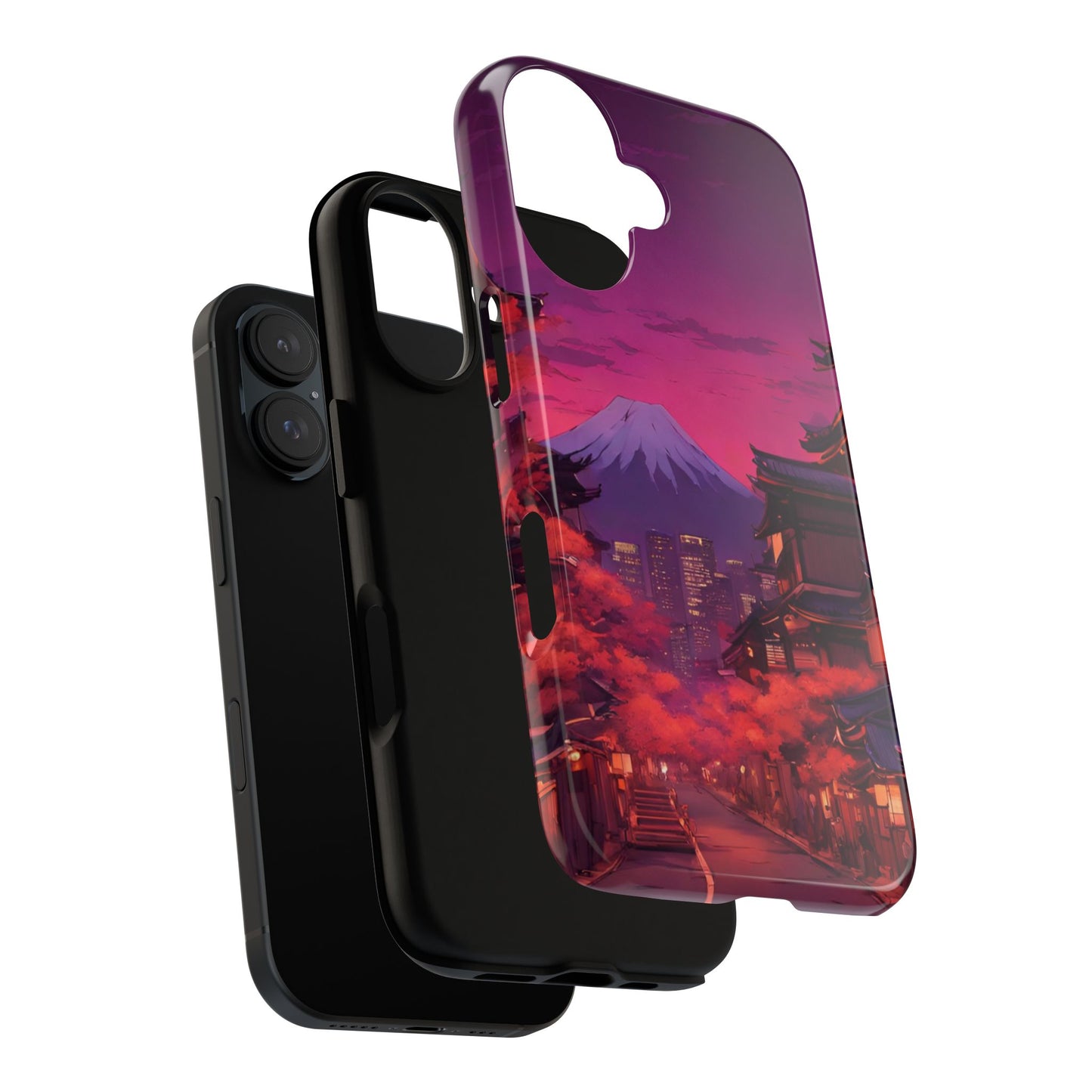 Traditional Japanese Village Countryside-Dual Layer Ultra Tough Phone Case Printify by The Night Shift Automotive Apparel