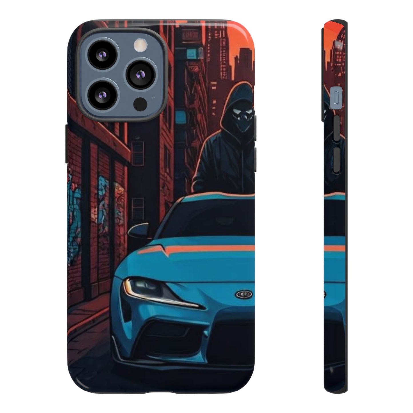 Toyota Supra MK-V Street Life-Dual Layer Ultra Tough Phone Case Printify by The Night Shift Automotive Apparel