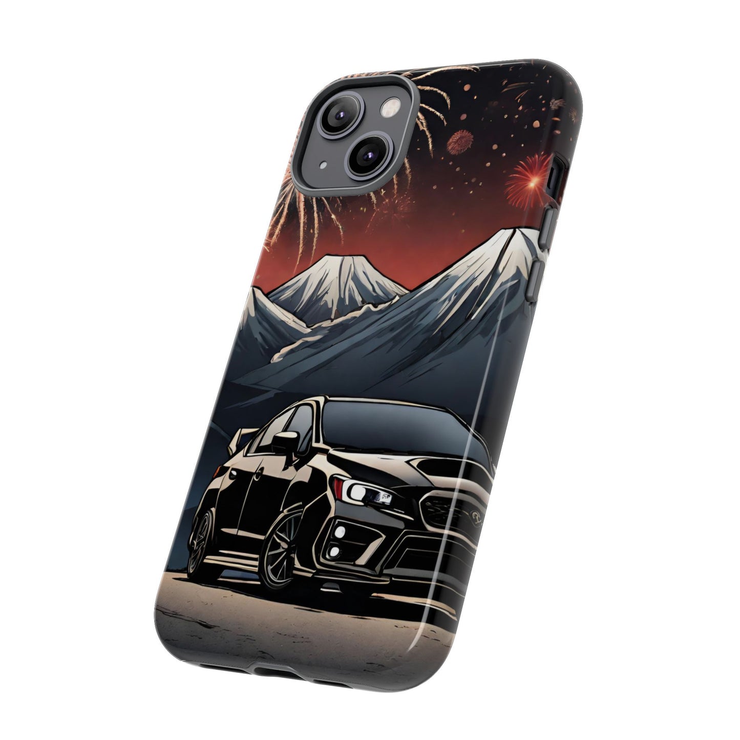 Subaru WRX/STI Fireworks-Dual Layer Ultra Tough Phone Case Printify by The Night Shift Automotive Apparel