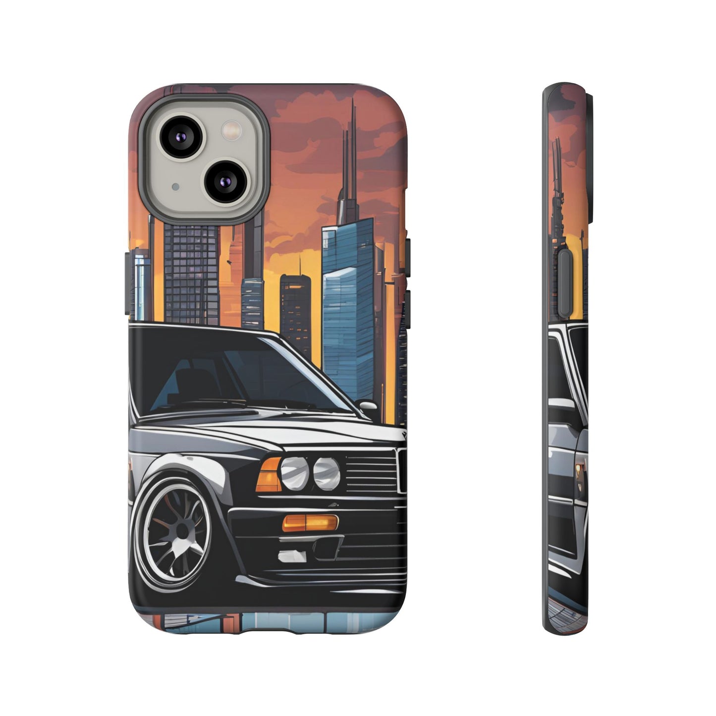 BMW E30 M3-Dual Layer Ultra Tough Phone Case Printify by The Night Shift Automotive Apparel