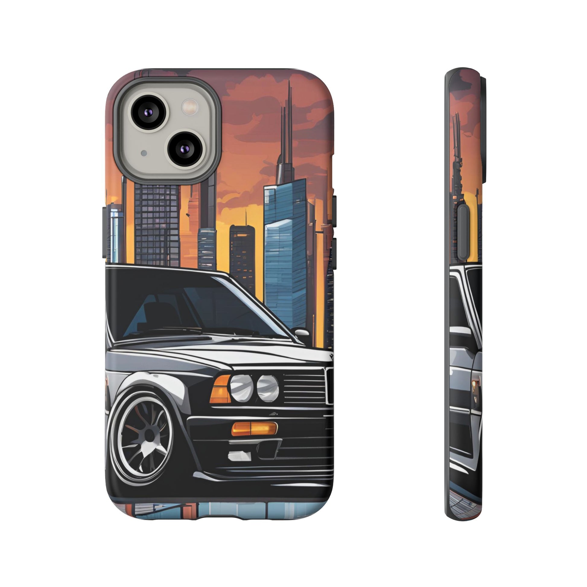 BMW E30 M3-Dual Layer Ultra Tough Phone Case Printify by The Night Shift Automotive Apparel