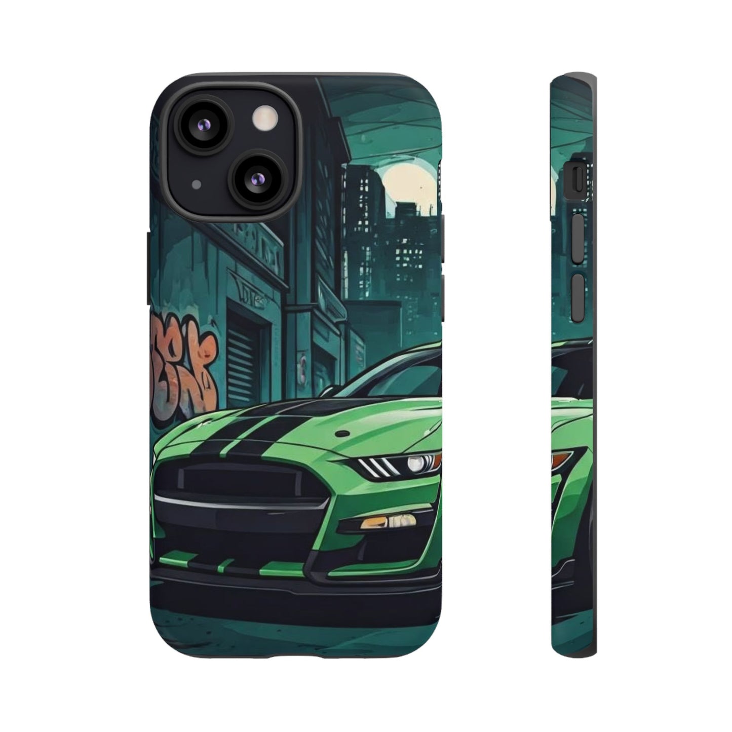 Ford Mustang Shelby GT500 Street Life-Dual Layer Ultra Tough Phone Case Printify by The Night Shift Automotive Apparel