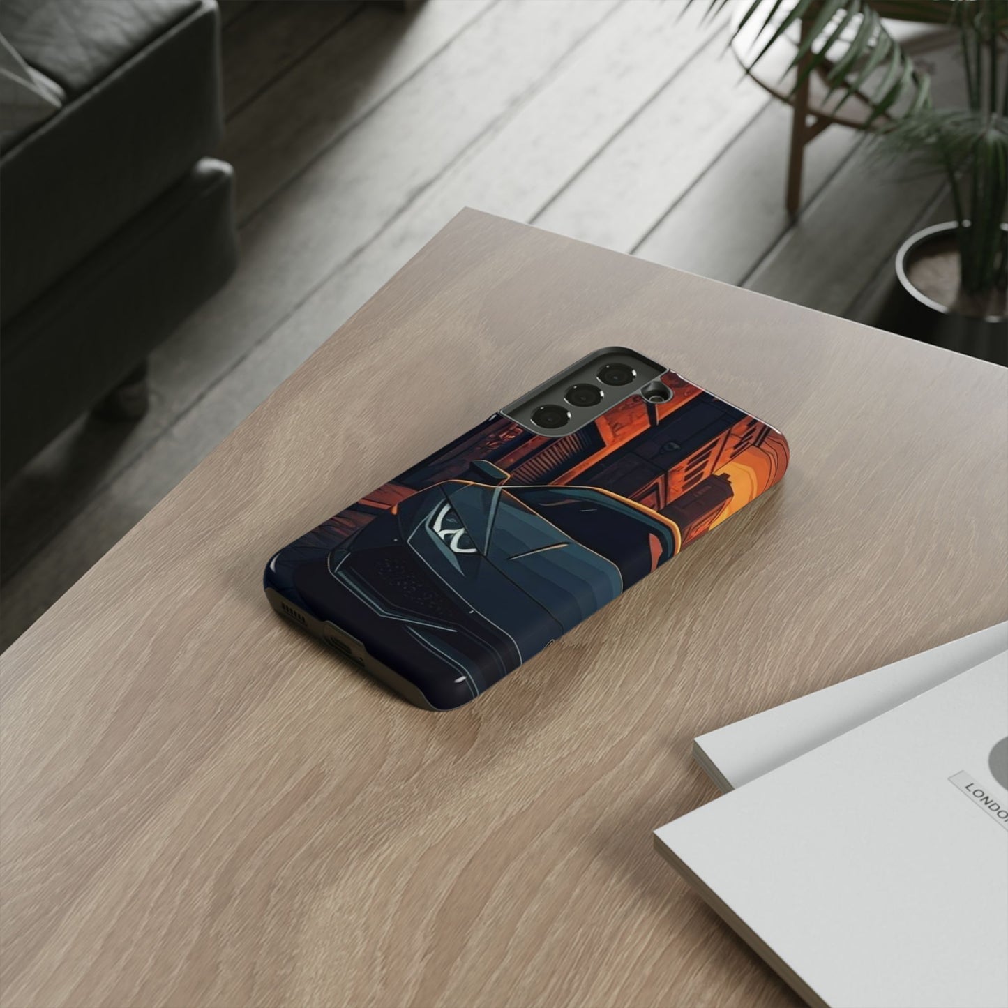 Lamborghini Huracan Street Life-Dual Layer Ultra Tough Phone Case Samsung Galaxy S22 Glossy Printify by The Night Shift Automotive Apparel