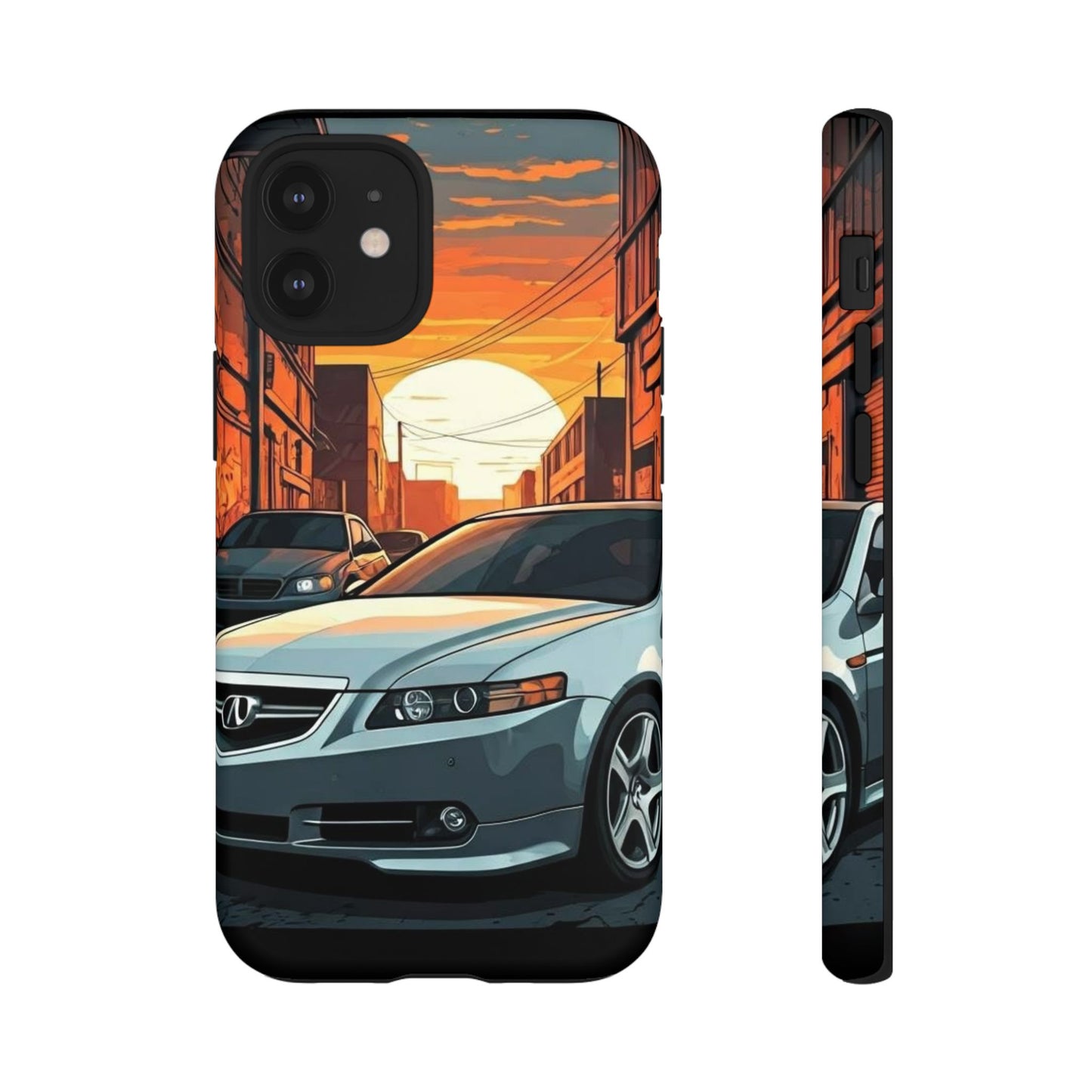 Acura TL Street Life-Dual Layer Ultra Tough Phone Case iPhone 12 Mini Matte Printify by The Night Shift Automotive Apparel
