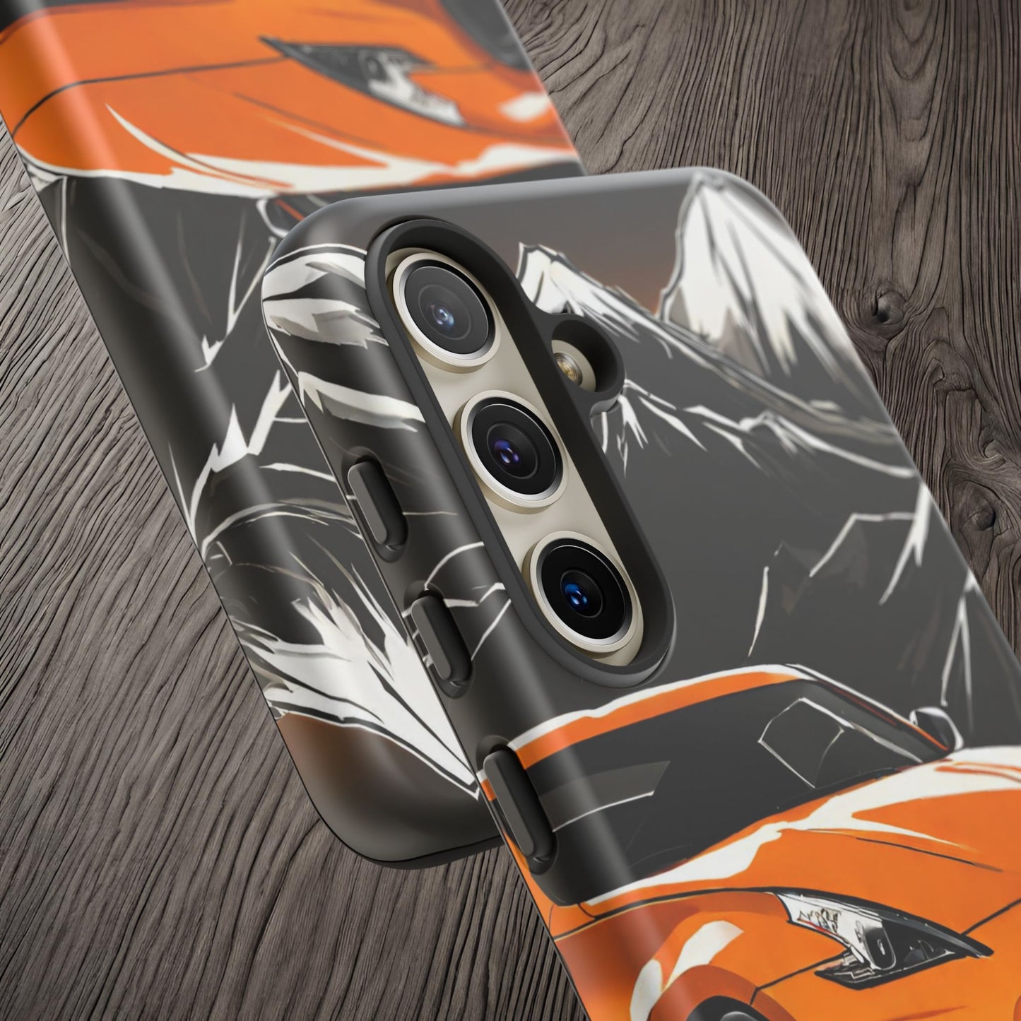 Nissan 370Z Mt Fuji-Dual Layer Ultra Tough Phone Case Printify by The Night Shift Automotive Apparel