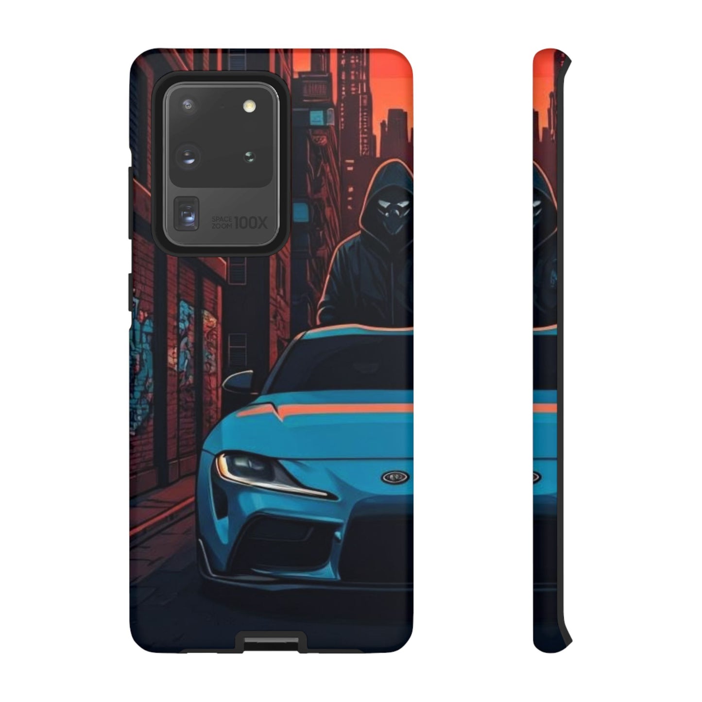 Toyota Supra MK-V Street Life-Dual Layer Ultra Tough Phone Case Samsung Galaxy S20 Ultra Matte Printify by The Night Shift Automotive Apparel