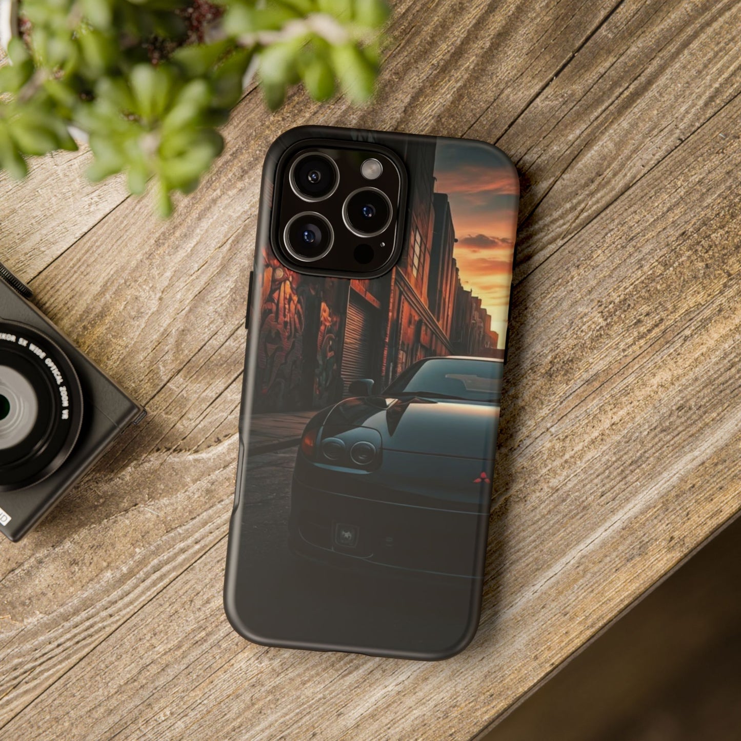 Mitsubishi 3000GT VR4 Street Life-Dual Layer Ultra Tough Phone Case iPhone 16 Pro Max Matte Printify by The Night Shift Automotive Apparel
