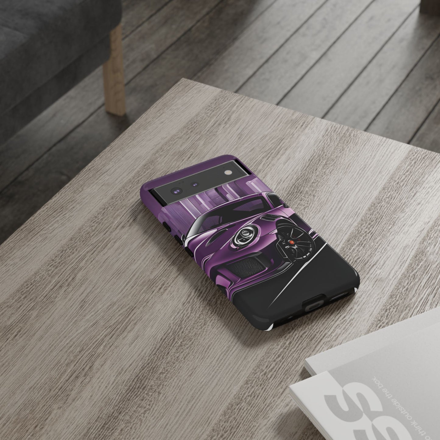 Porsche 911 GT3 RS-Dual Layer Ultra Tough Phone Case Google Pixel 6 Glossy Printify by The Night Shift Automotive Apparel