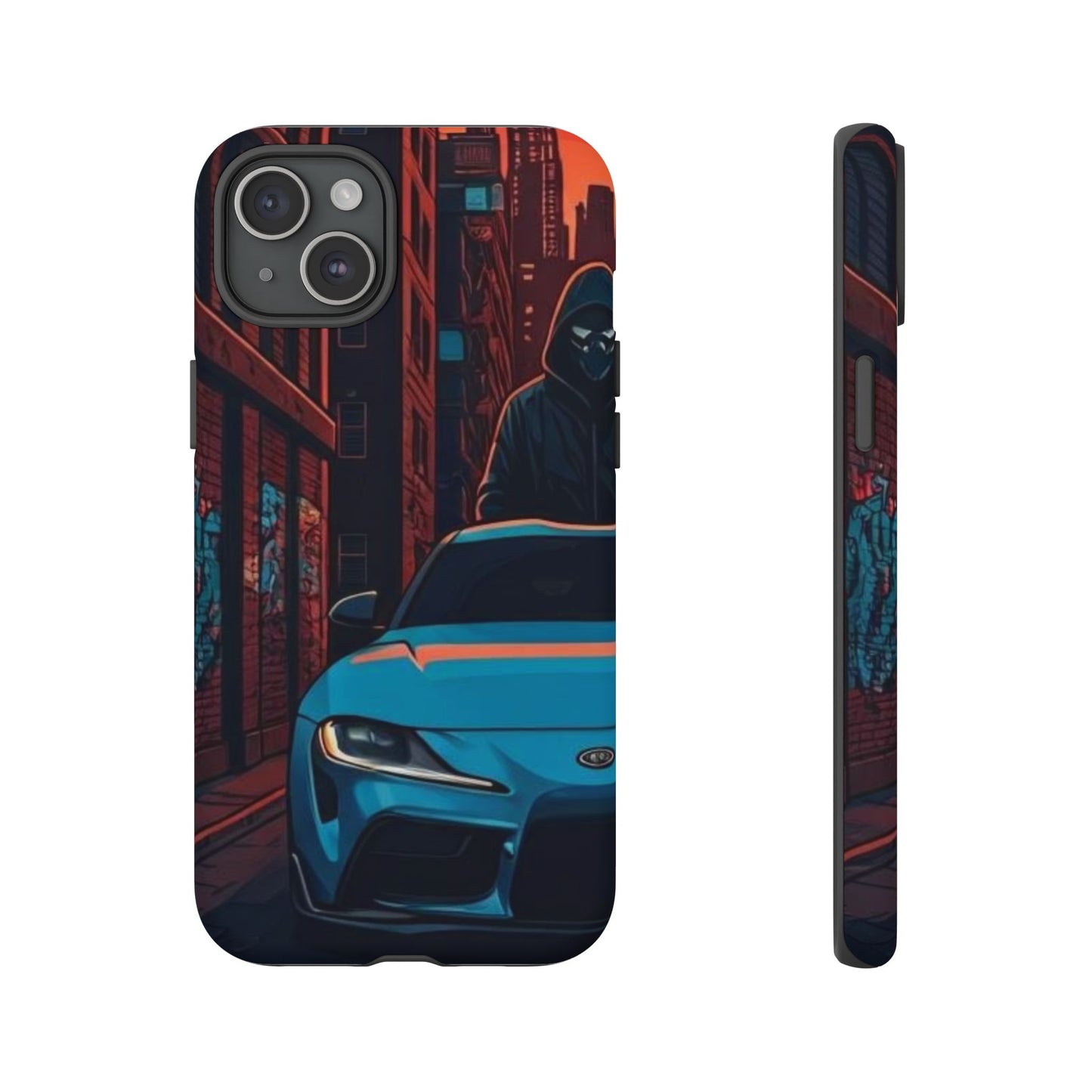 Toyota Supra MK-V Street Life-Dual Layer Ultra Tough Phone Case Printify by The Night Shift Automotive Apparel