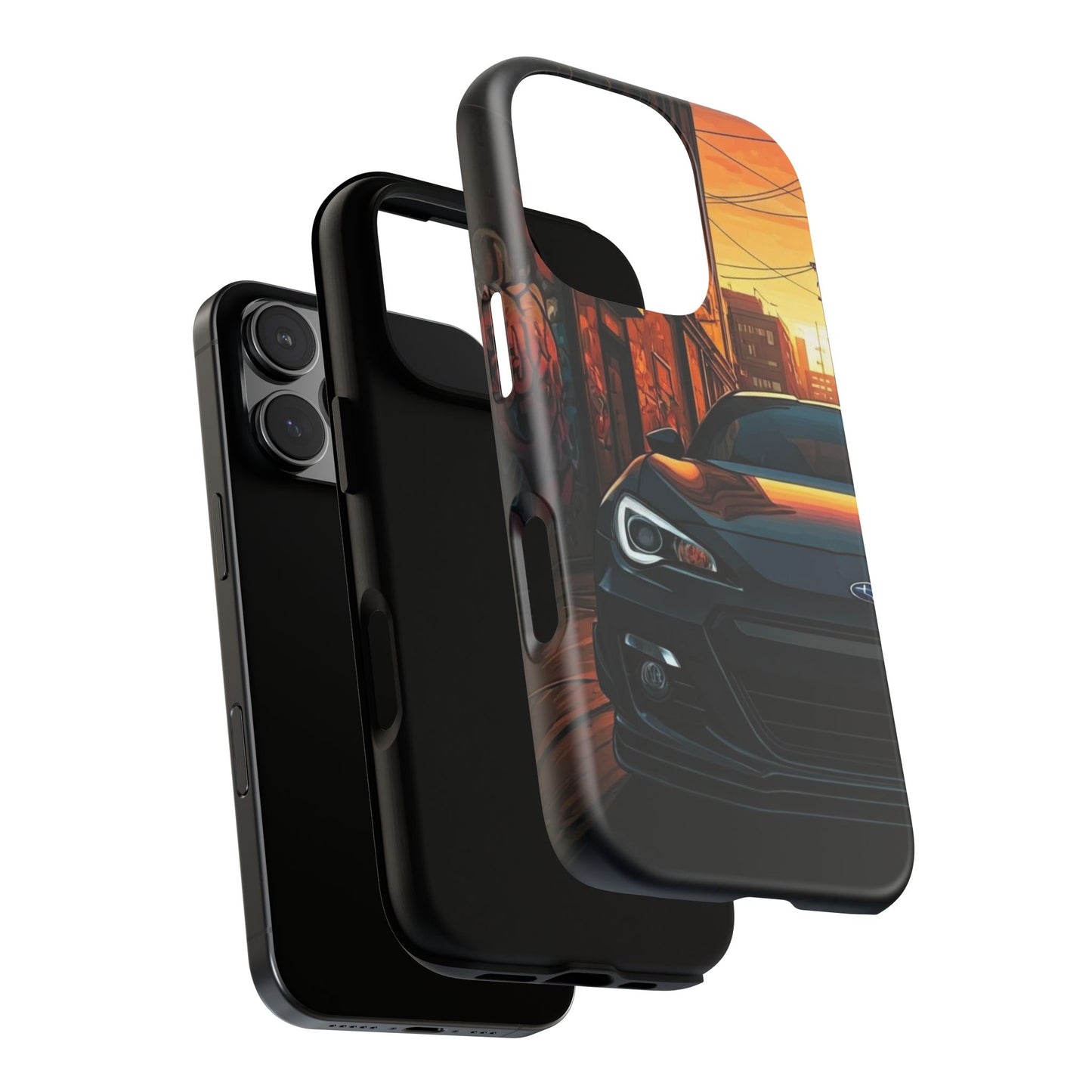 Subaru BRZ Street Life-Dual Layer Ultra Tough Phone Case Printify by The Night Shift Automotive Apparel