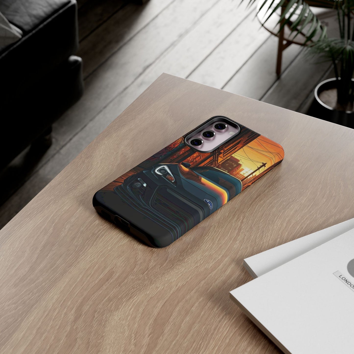 Subaru BRZ Street Life-Dual Layer Ultra Tough Phone Case Samsung Galaxy S23 Plus Matte Printify by The Night Shift Automotive Apparel