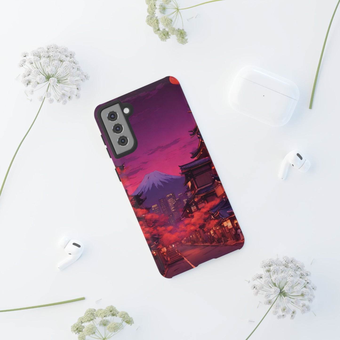 Traditional Japanese Village Countryside-Dual Layer Ultra Tough Phone Case Printify by The Night Shift Automotive Apparel