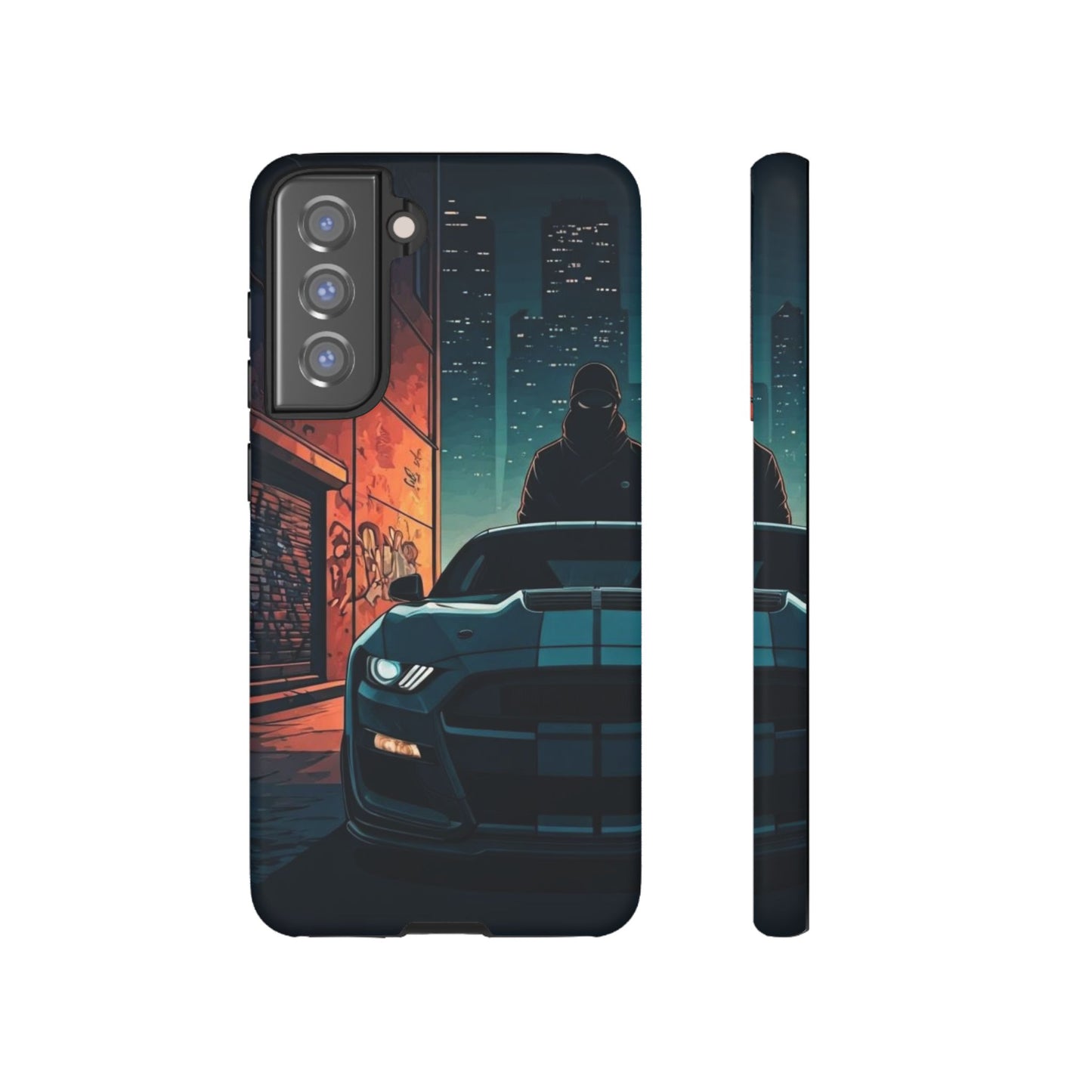 Ford Mustang Shelby GT350 Street Life-Dual Layer Ultra Tough Phone Case Printify by The Night Shift Automotive Apparel