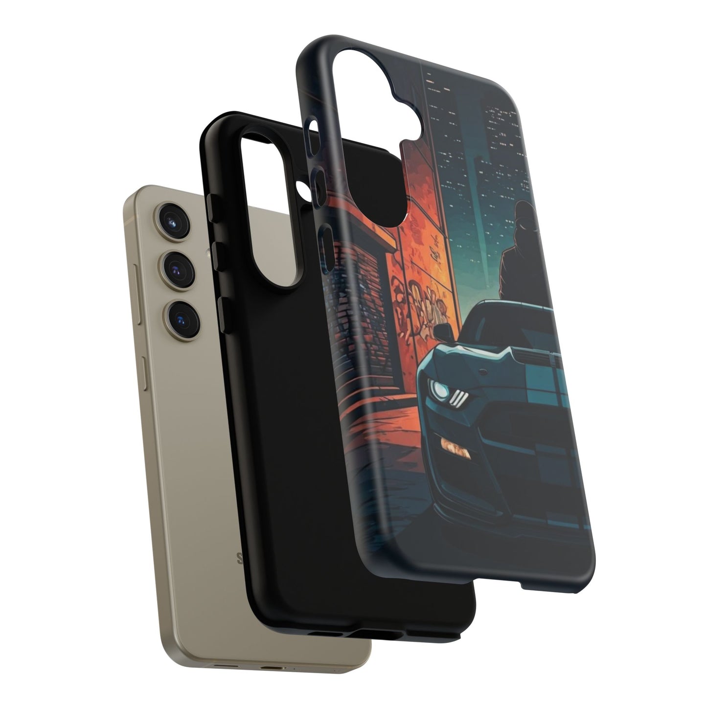 Ford Mustang Shelby GT350 Street Life-Dual Layer Ultra Tough Phone Case Printify by The Night Shift Automotive Apparel