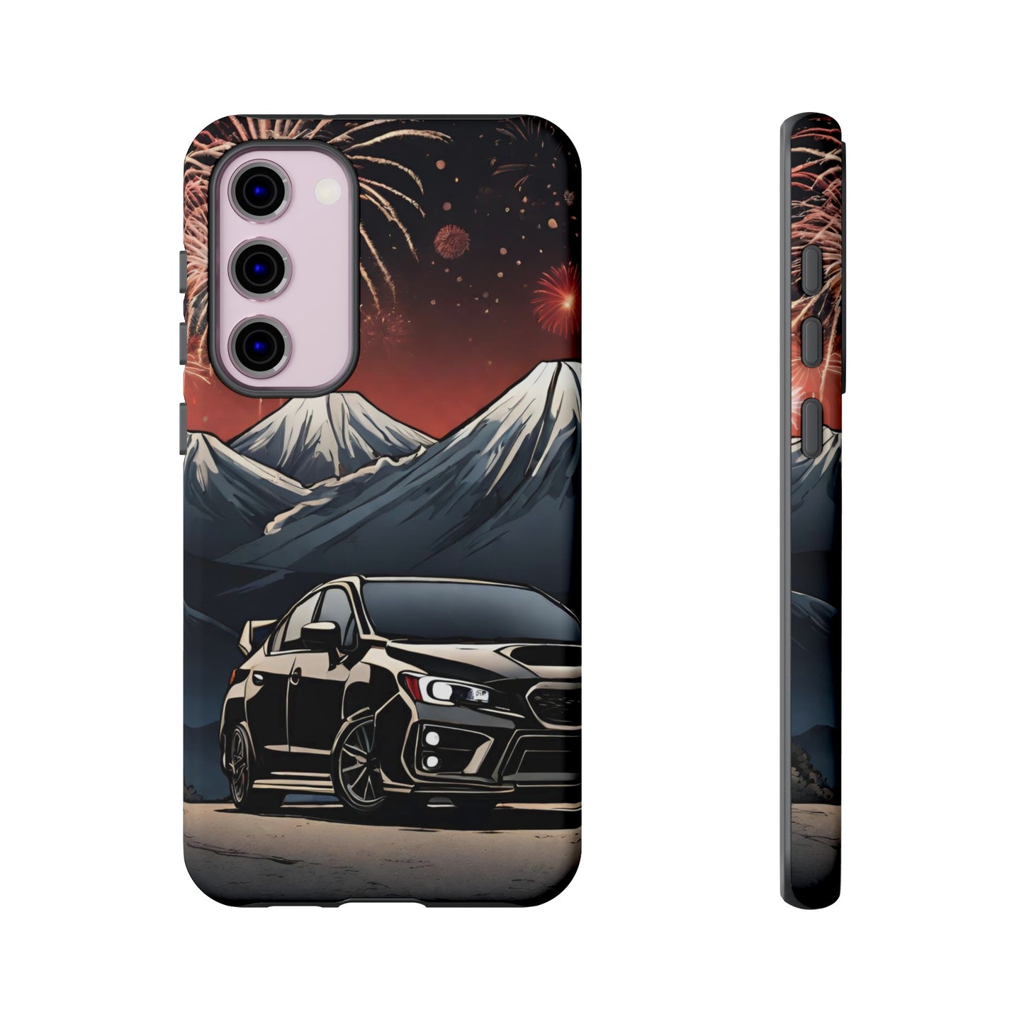 Subaru WRX/STI Fireworks-Dual Layer Ultra Tough Phone Case Printify by The Night Shift Automotive Apparel