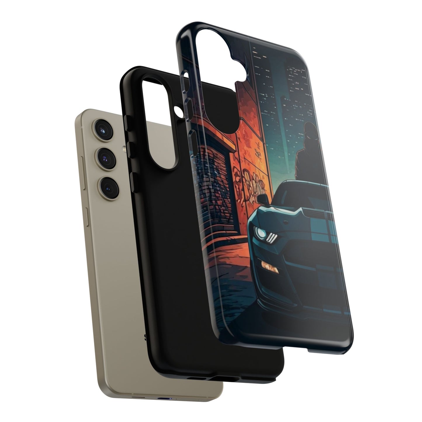 Ford Mustang Shelby GT350 Street Life-Dual Layer Ultra Tough Phone Case Printify by The Night Shift Automotive Apparel