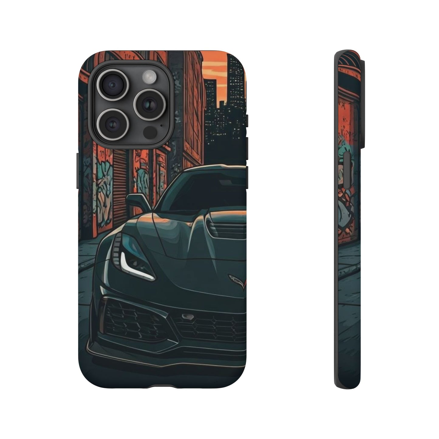 Chevy Corvette C7 Street Life-Dual Layer Ultra Tough Phone Case Printify by The Night Shift Automotive Apparel