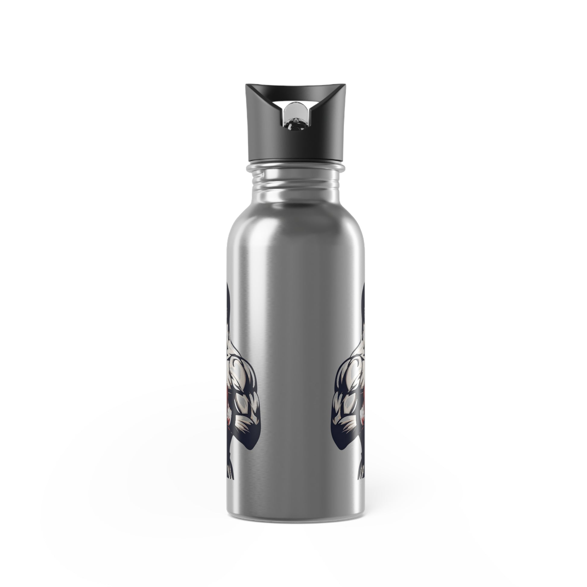 Stainless Steel Water Bottle With Straw, 20oz Printify by The Night Shift Automotive Apparel