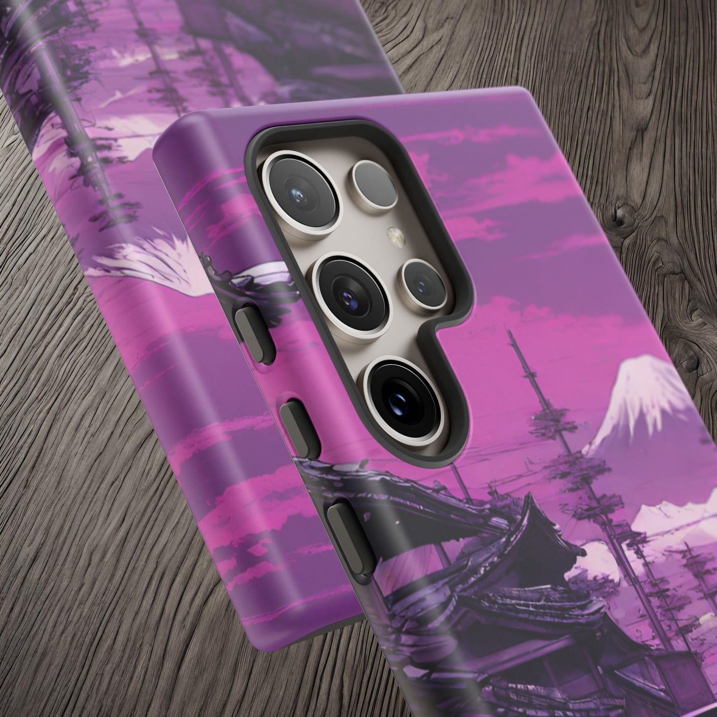 Nissan Skyline R34 Mt Fuji-Dual Layer Ultra Tough Phone Case Printify by The Night Shift Automotive Apparel