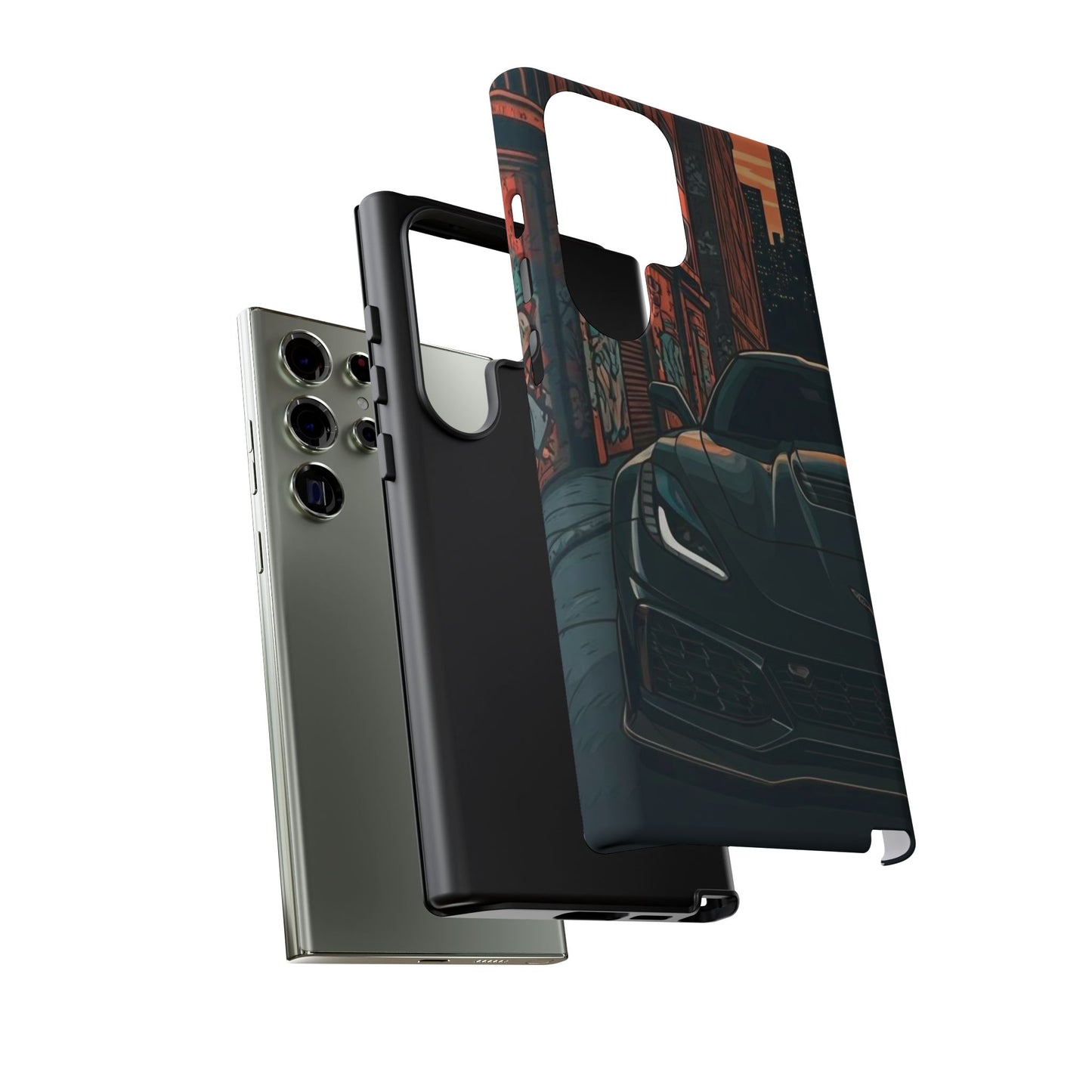 Chevy Corvette C7 Street Life-Dual Layer Ultra Tough Phone Case Printify by The Night Shift Automotive Apparel