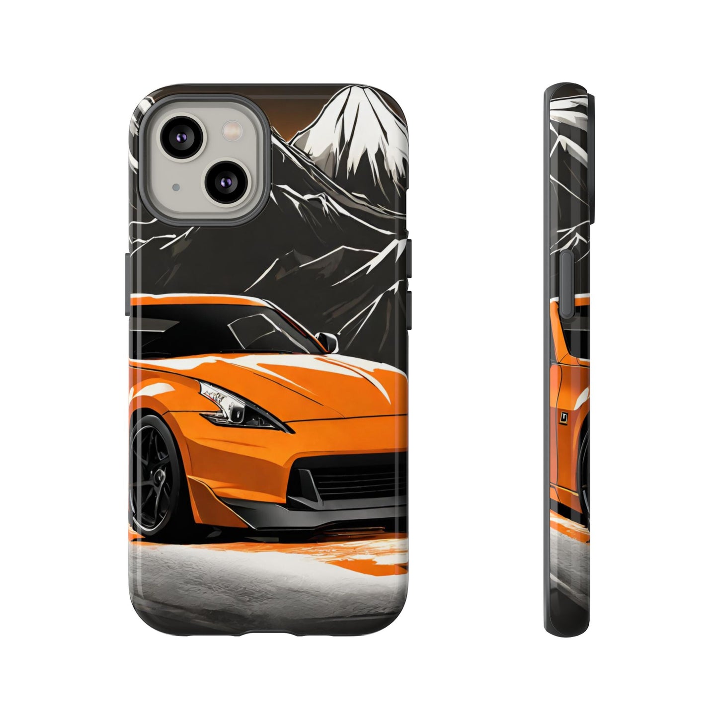Nissan 370Z Mt Fuji-Dual Layer Ultra Tough Phone Case Printify by The Night Shift Automotive Apparel