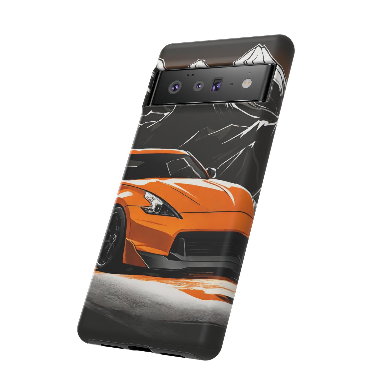 Nissan 370Z Mt Fuji-Dual Layer Ultra Tough Phone Case Printify by The Night Shift Automotive Apparel
